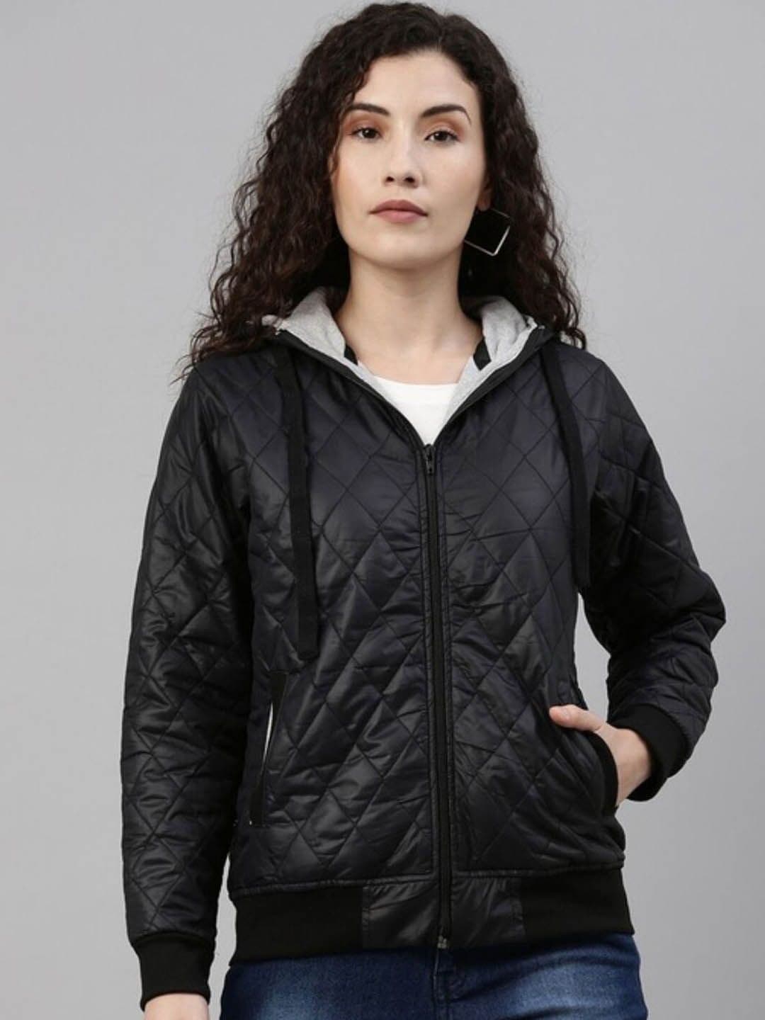 PINACOLADA Hooded Windcheater Quilted Jacket - view 1