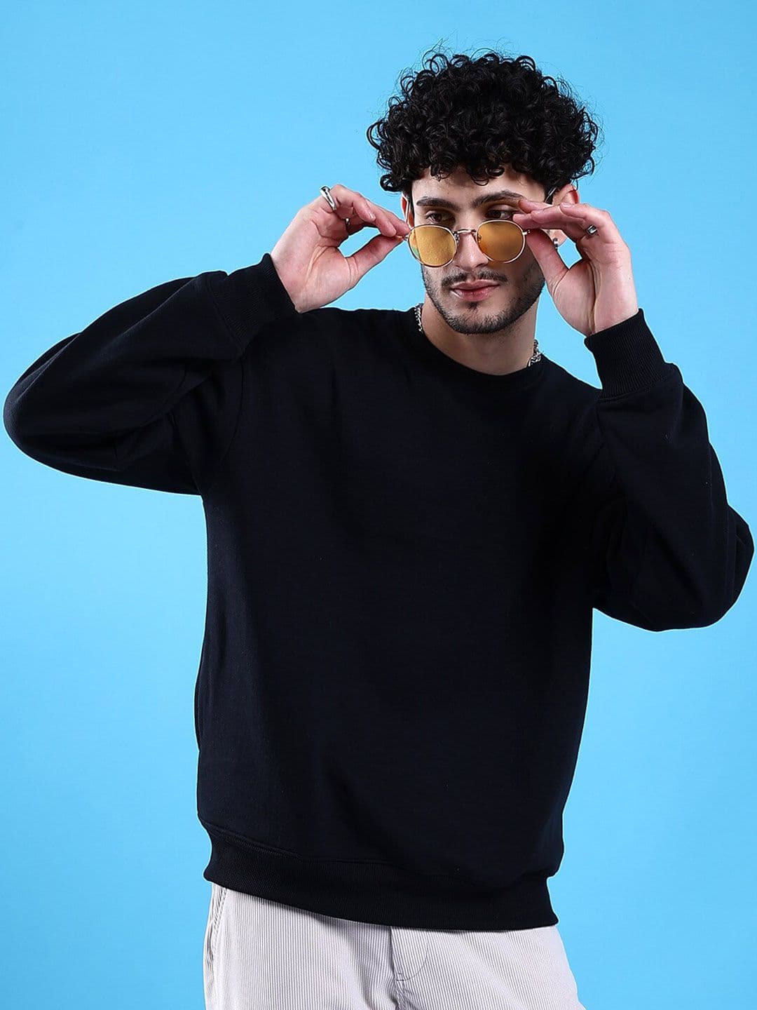The Indian Garage Co Round Neck Long Sleeves Oversized Sweatshirt - view 1