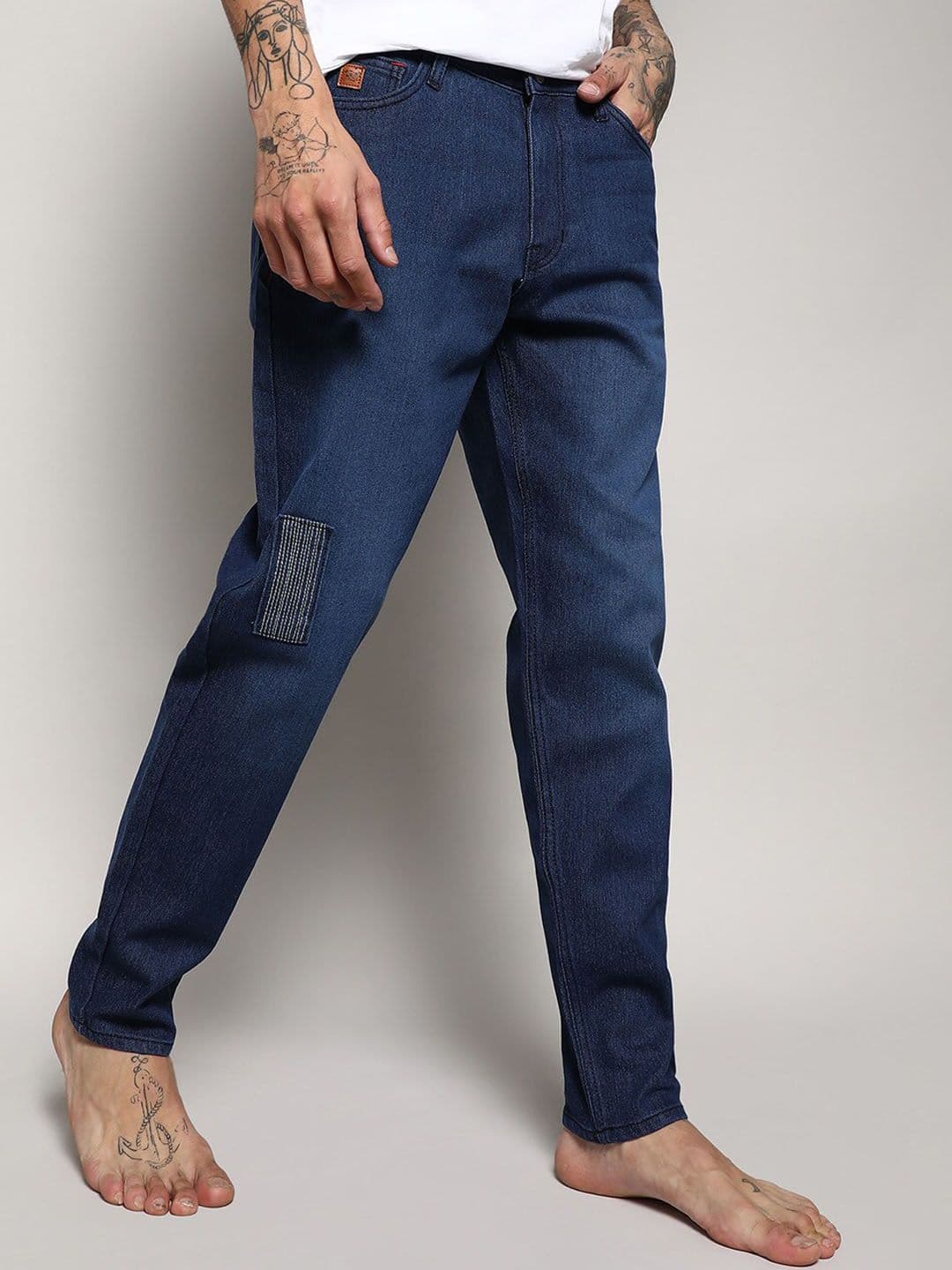 CAHOOT Campus Sutra Men Smart Slim Fit Clean Look Non Stretchable Jeans - view 1