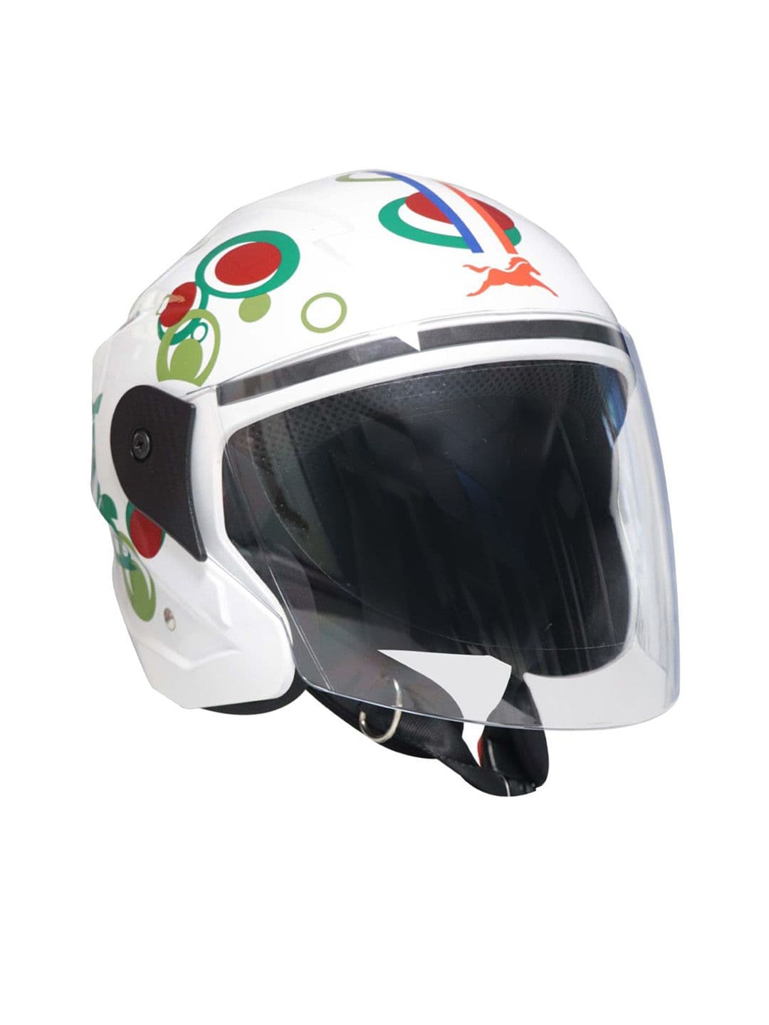 TVS Men Graphic Print Open Face Helmet - view 1