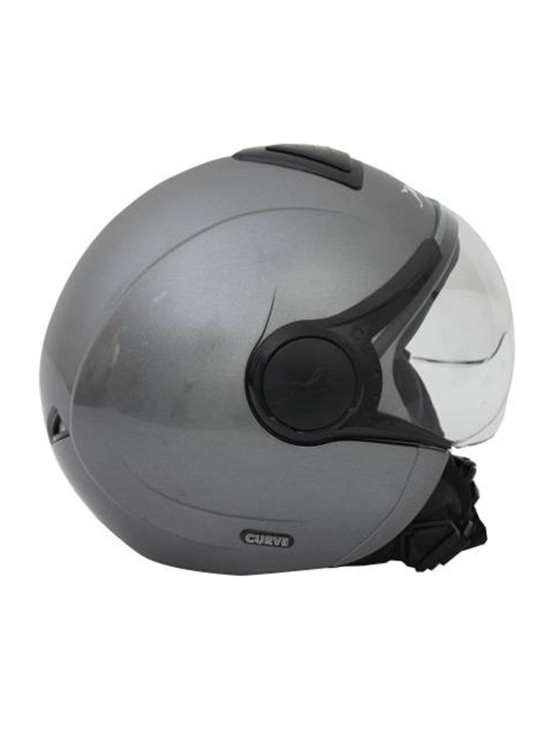 TVS Men Half Face Curved Motorbike Helmet - view 1