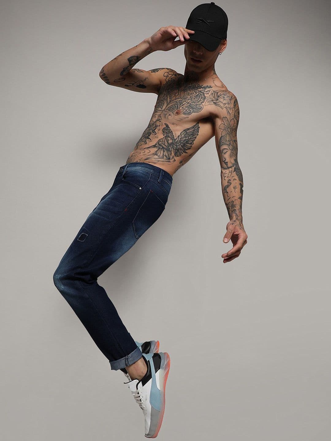 CAHOOT Men Smart Slim Fit Clean Look Light Fade Stretchable Jeans - view 1