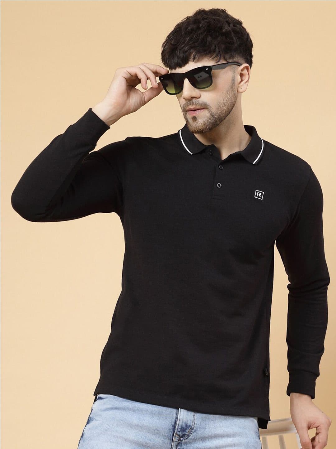 Rigo Polo Collar Cotton T-shirt - view 1