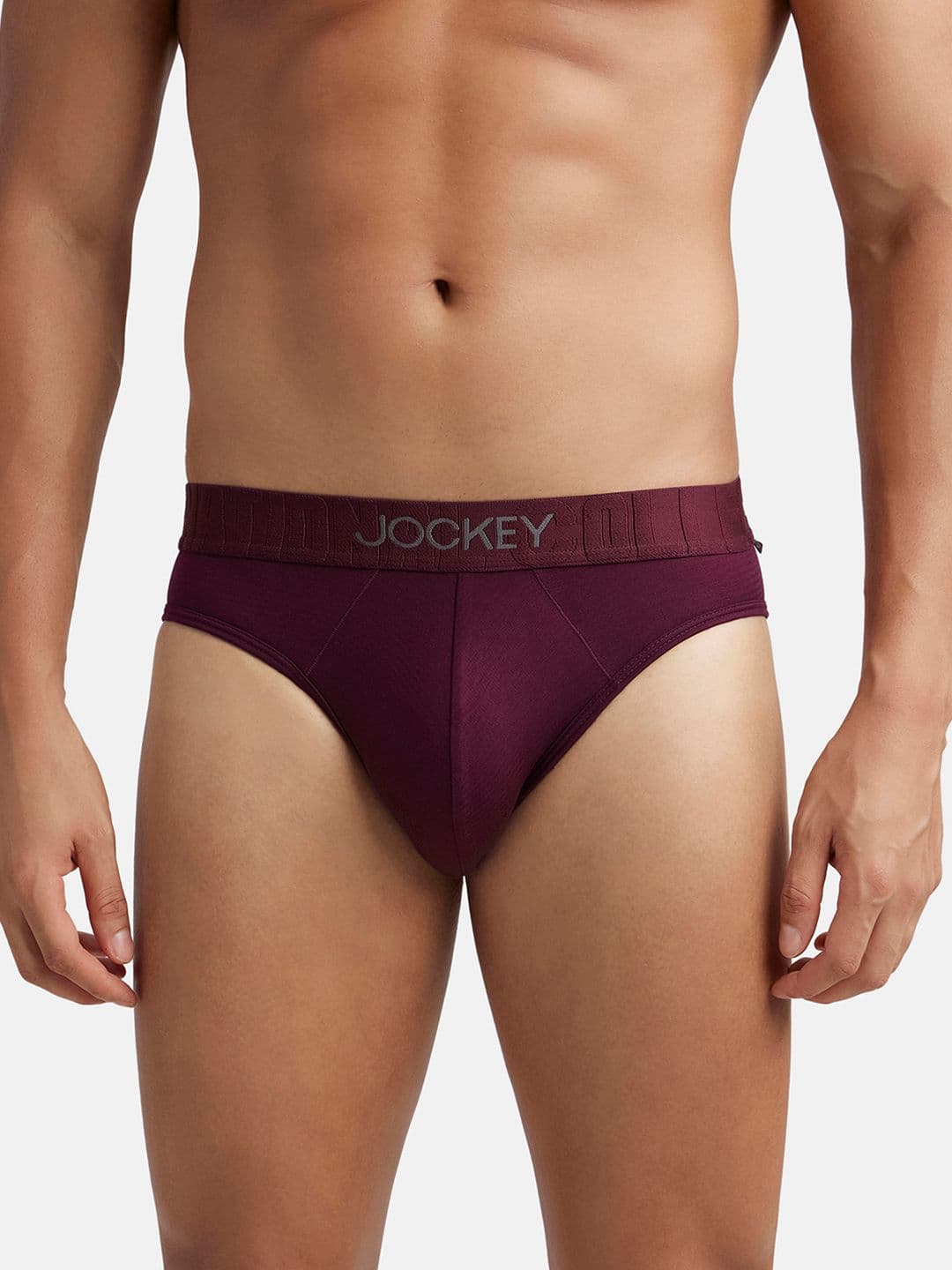 Jockey Supima Cotton Stretch Solid Brief with Ultrasoft Waistband-IC31 - view 1