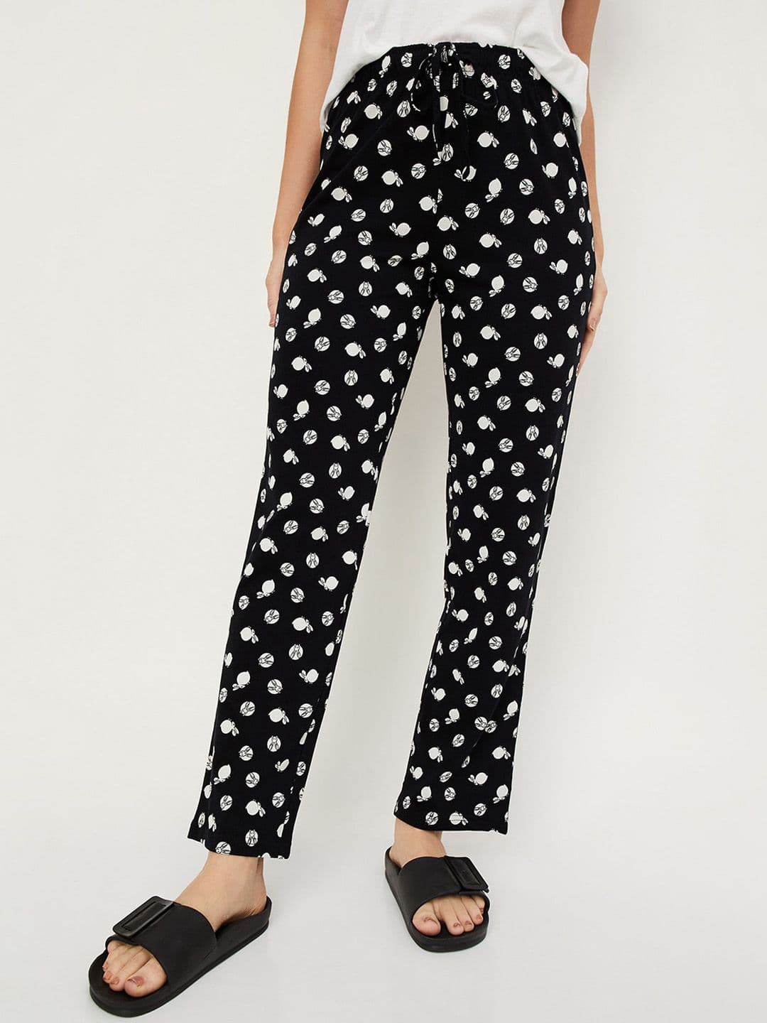 max Women Printed Pure Cotton Lounge Pants - view 1