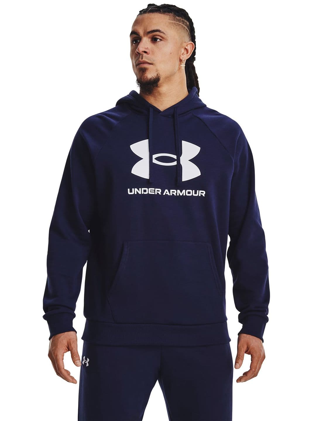 UNDER ARMOUR Rival Fleece Logo Printed Hooded Sweatshirt - view 1