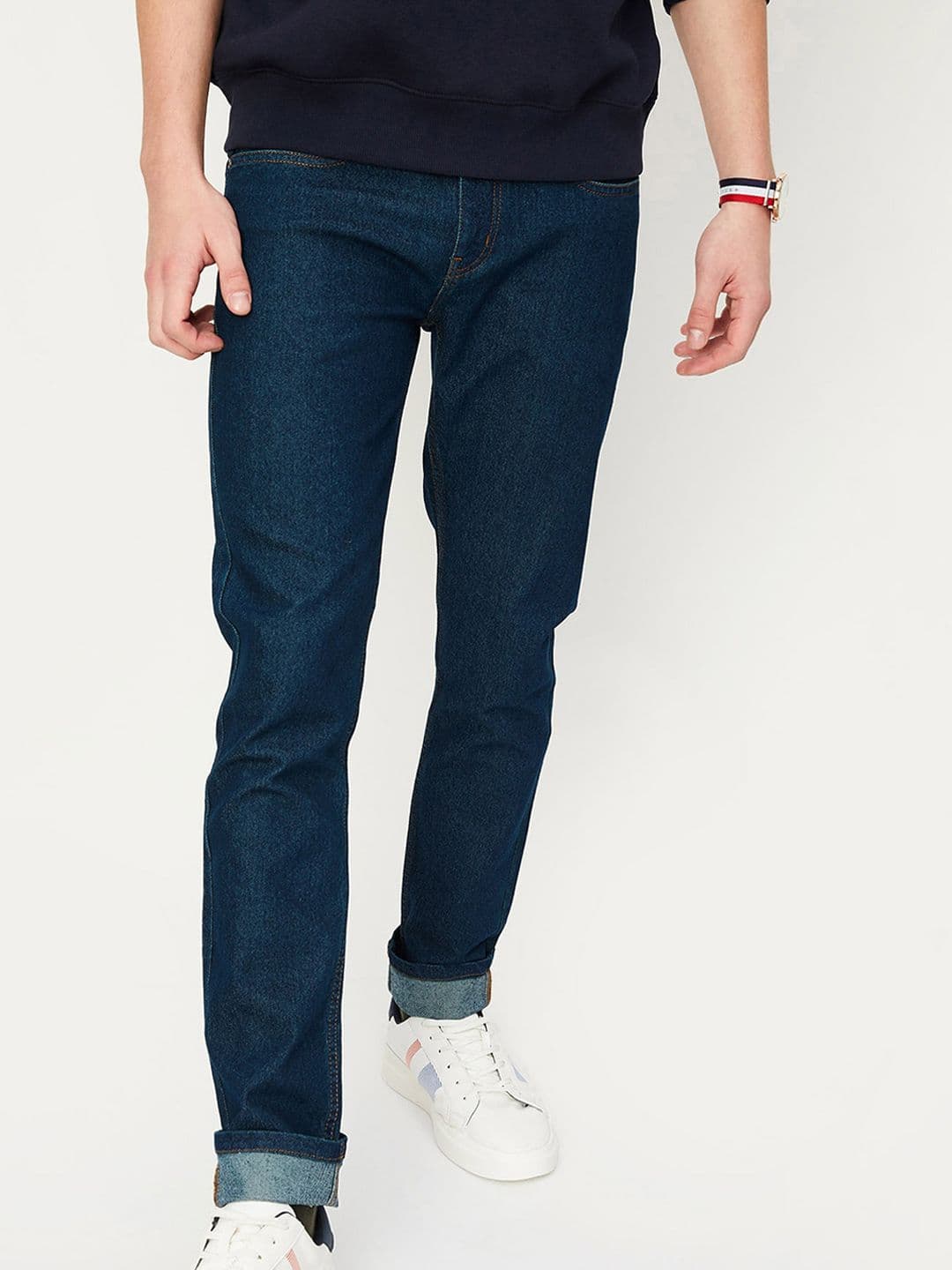 max Men Mid-Rise Stretchable Jeans - view 1