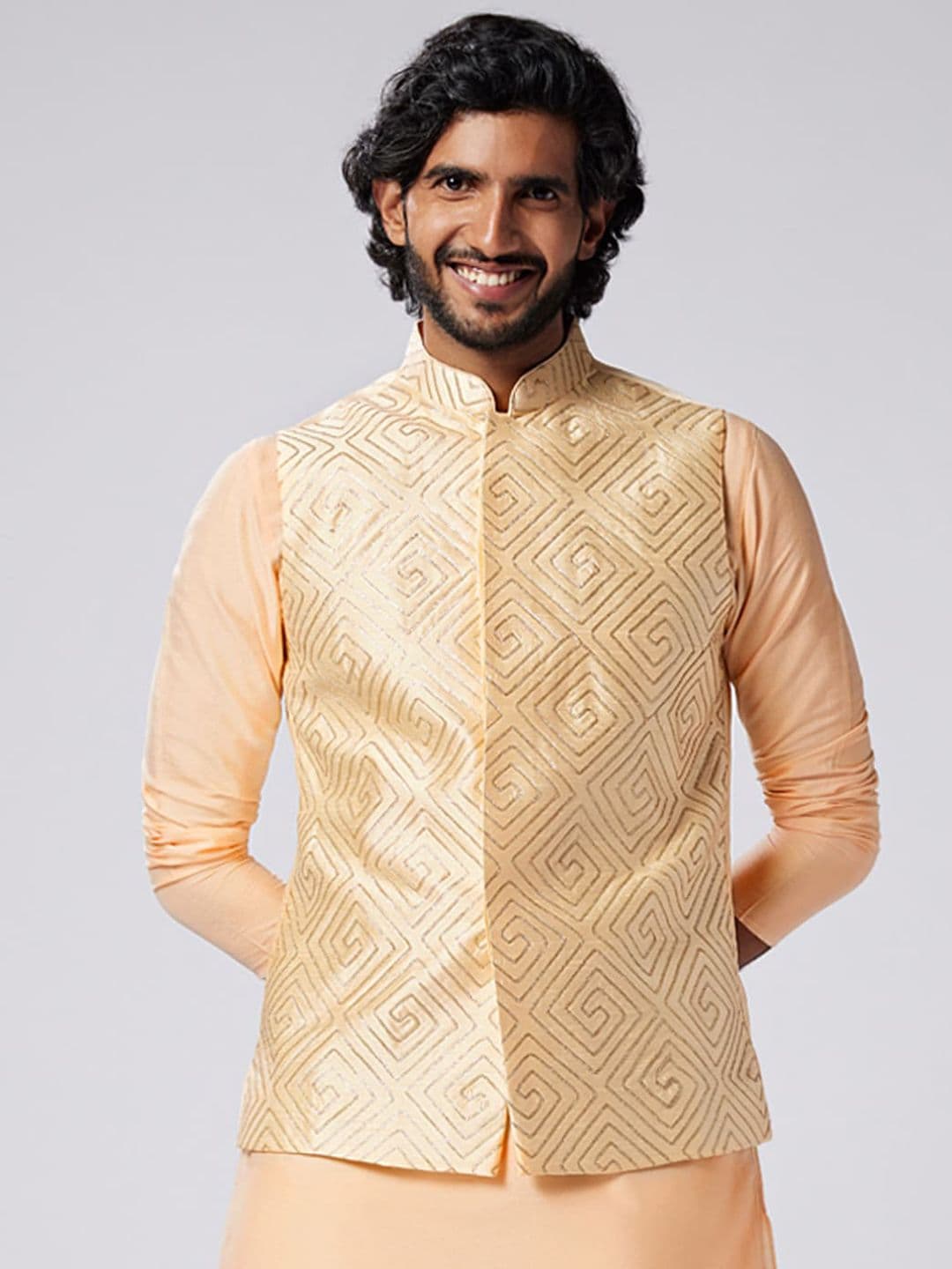 KISAH Embellished Nehru Jacket - view 1