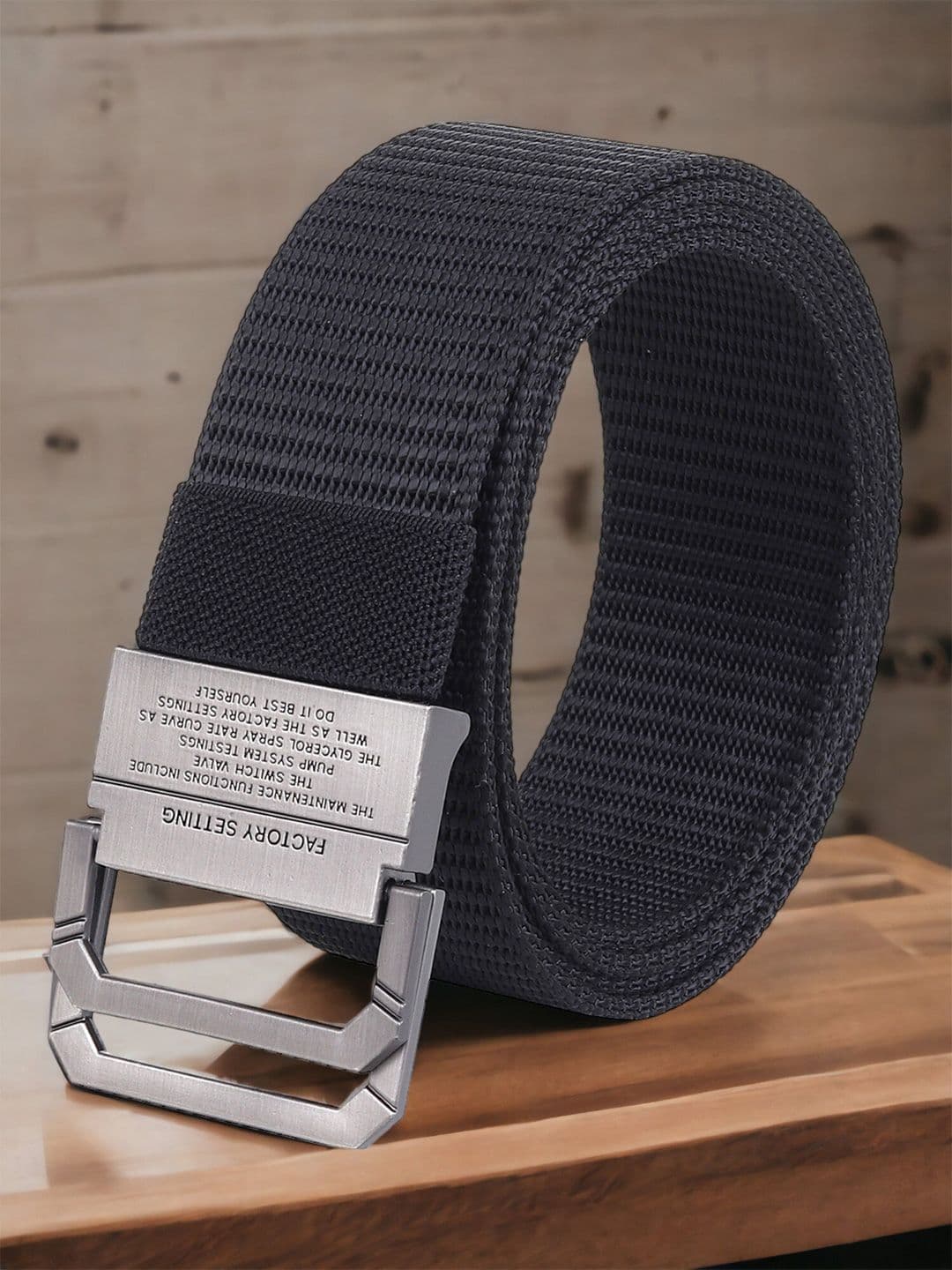Mast & Harbour Men Textured Canvas Belt - view 1