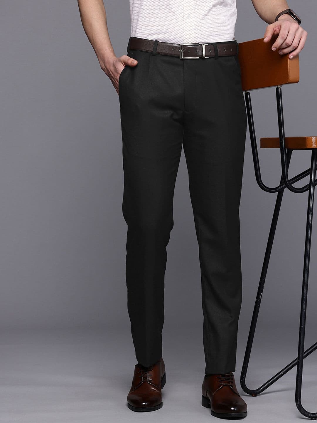 Raymond Men Slim Fit Formal Trousers - view 1