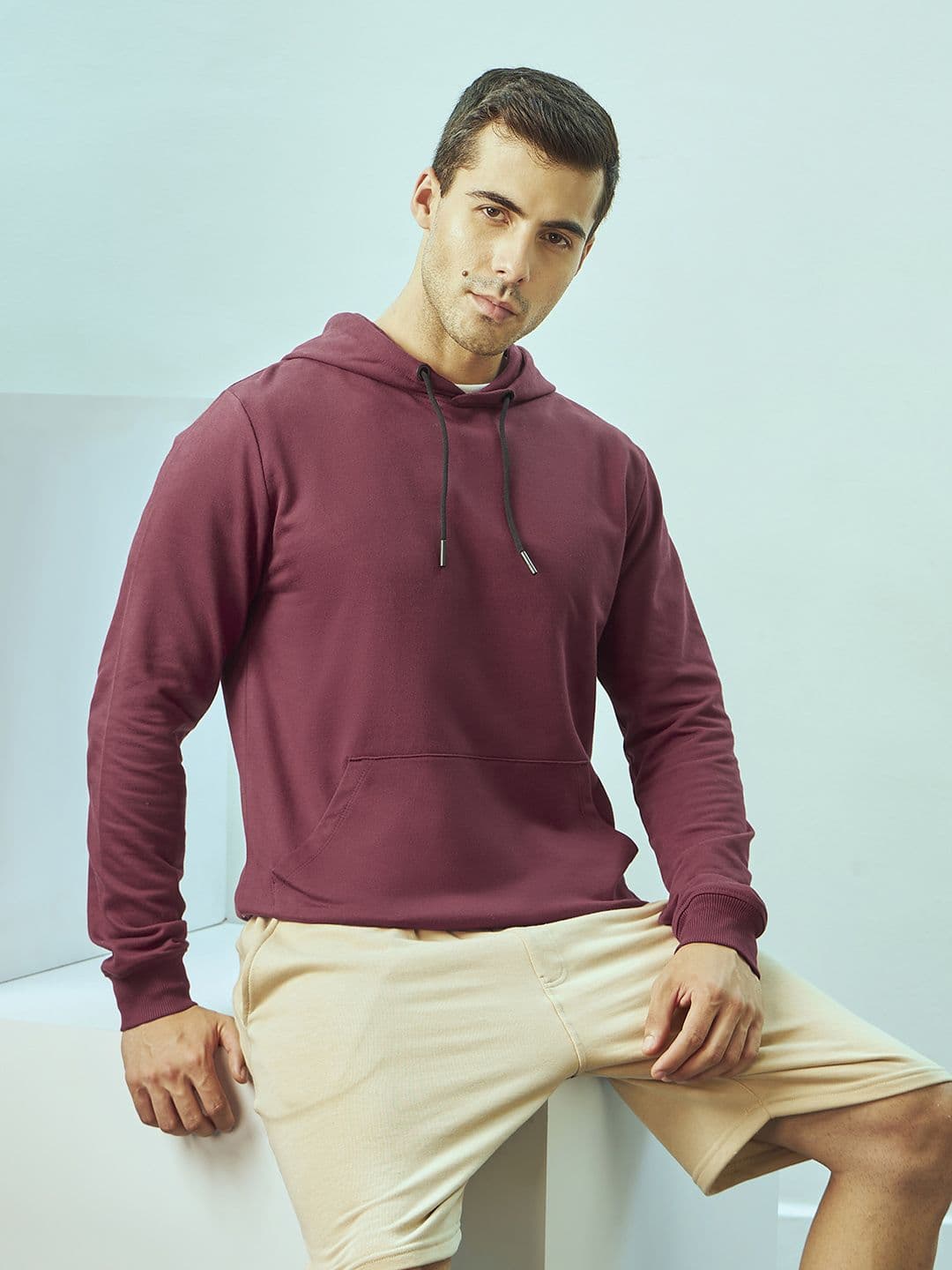 CULT Hooded Sweatshirt with Kangaroo Pocket - view 1