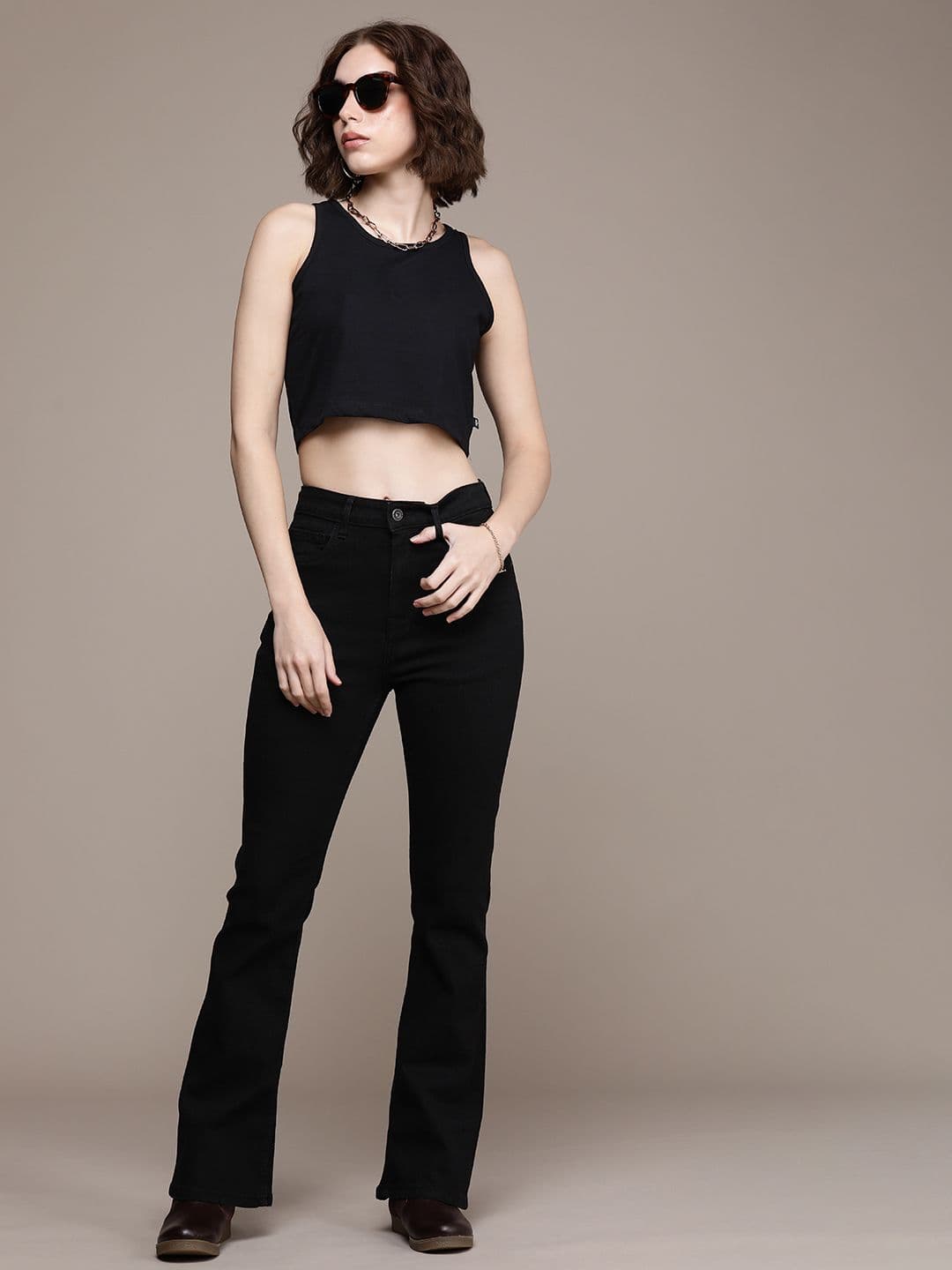 The Roadster Life Co. Women Bootcut High-Rise Stretchable Jeans - view 1