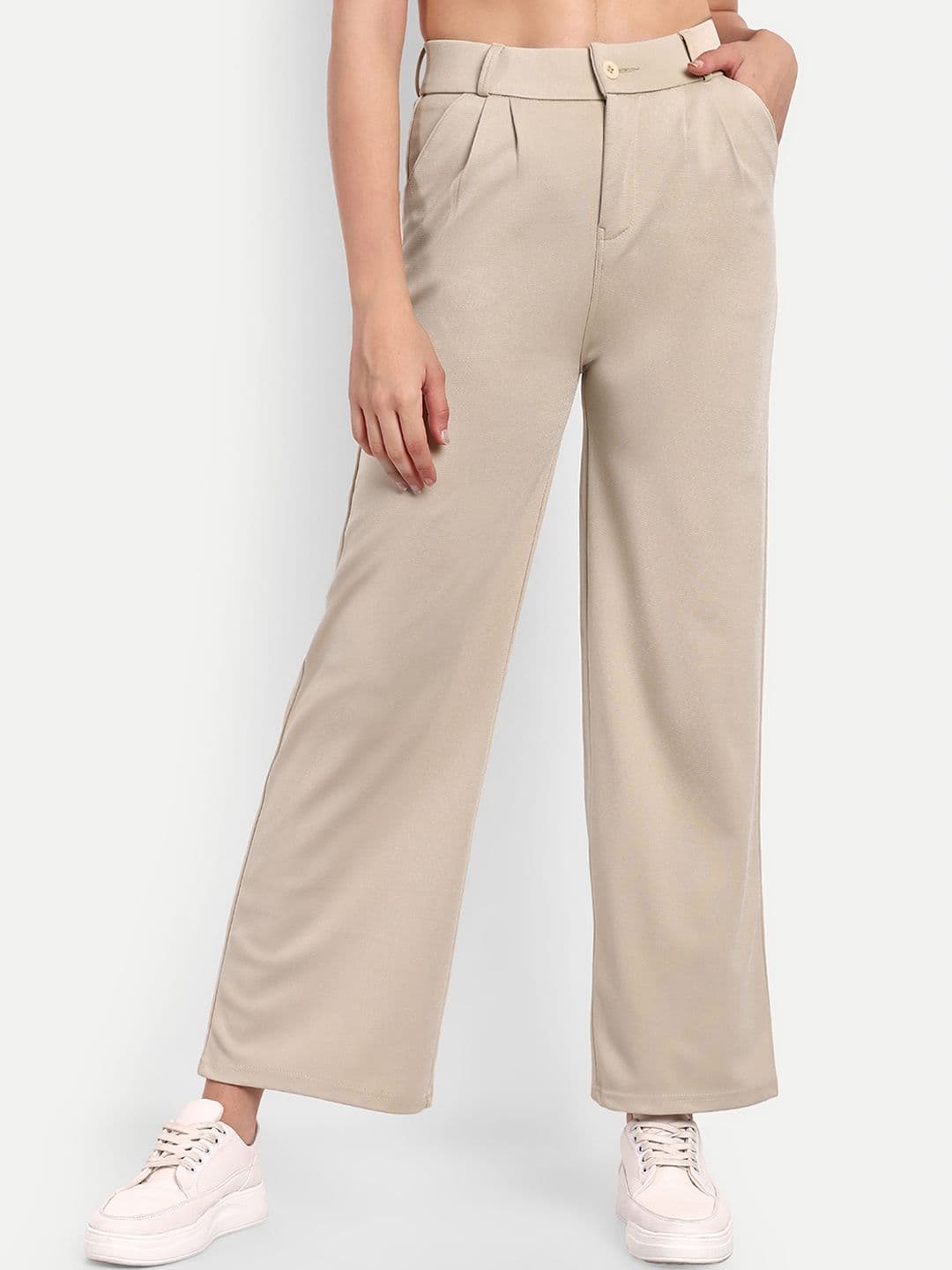BROADSTAR Women Pleated Korean Pants - view 1