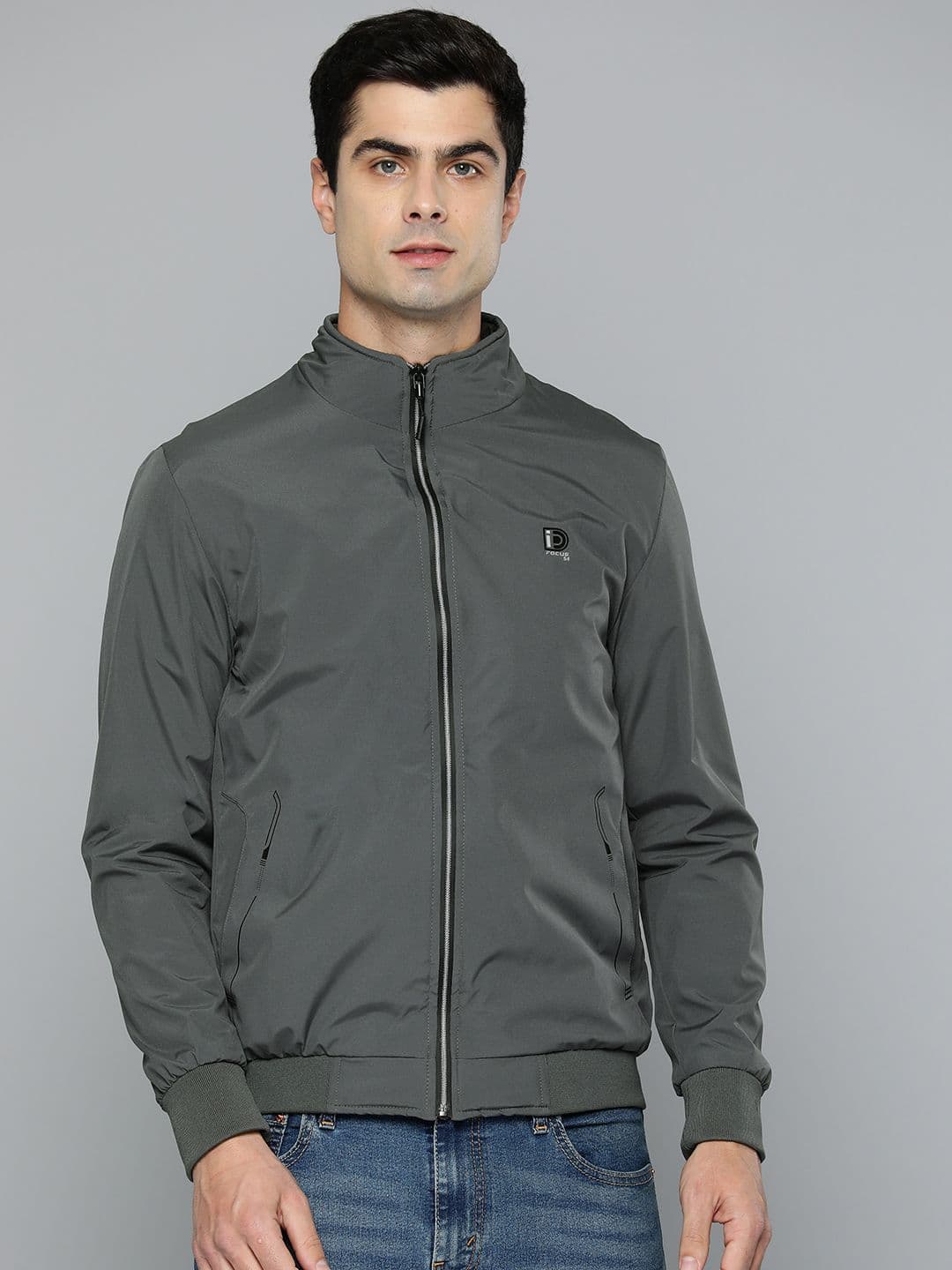 Fort Collins Mock Collar Lightweight Bomber Jacket - view 1