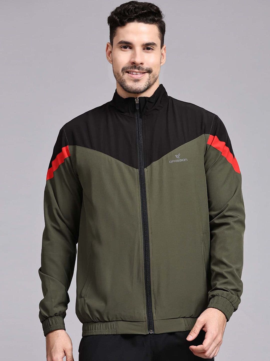 Dpassion Colourblocked Lightweight Longline Sporty Jacket - view 1
