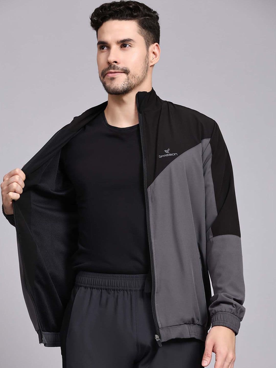 Dpassion Colourblocked Lightweight Sporty Jacket - view 1