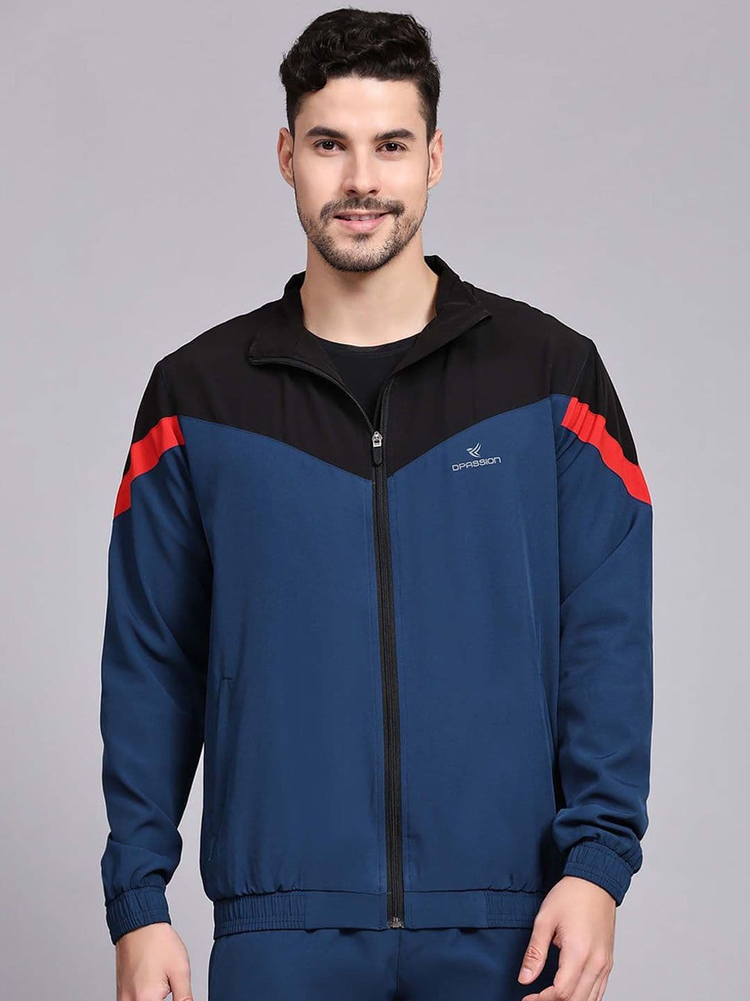 Dpassion Colourblocked Lightweight Sporty Jacket - view 1