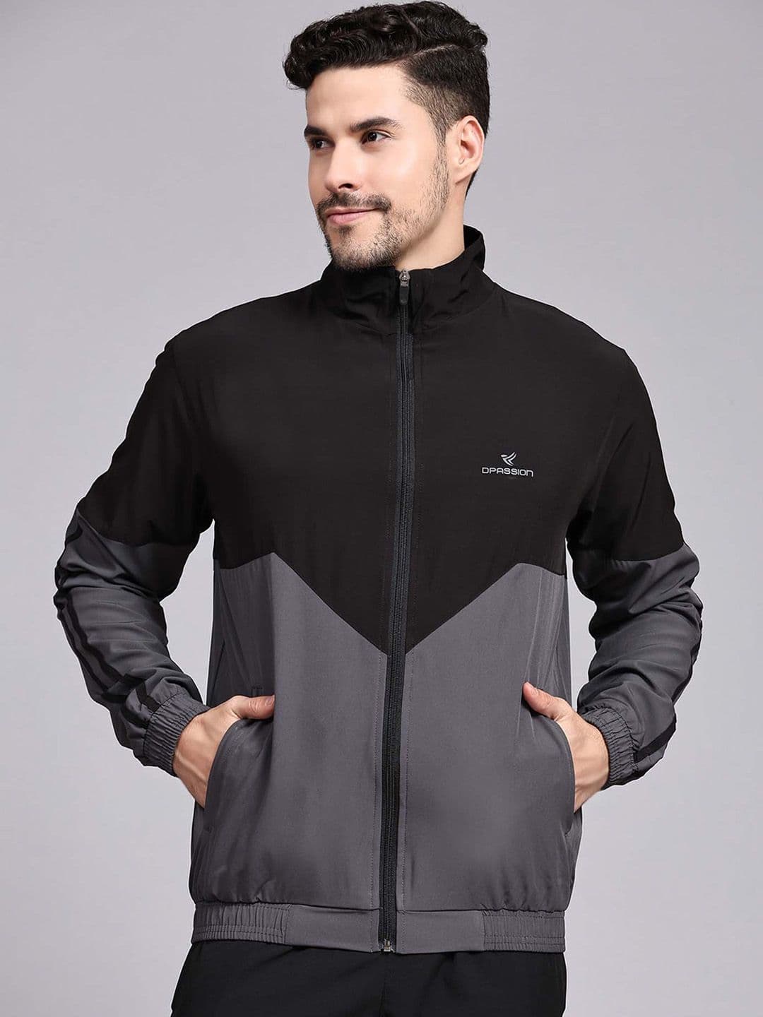 Dpassion Colourblocked Lightweight Outdoor Sporty Jacket - view 1