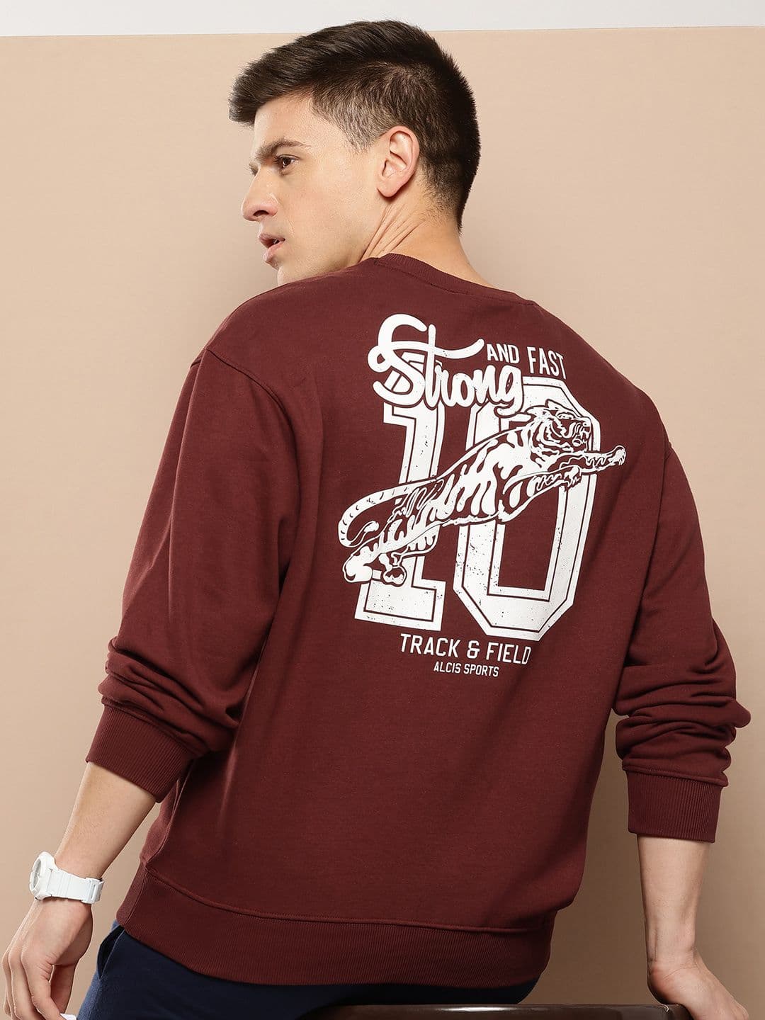 Alcis Men Graphic Printed Sweatshirt - view 1