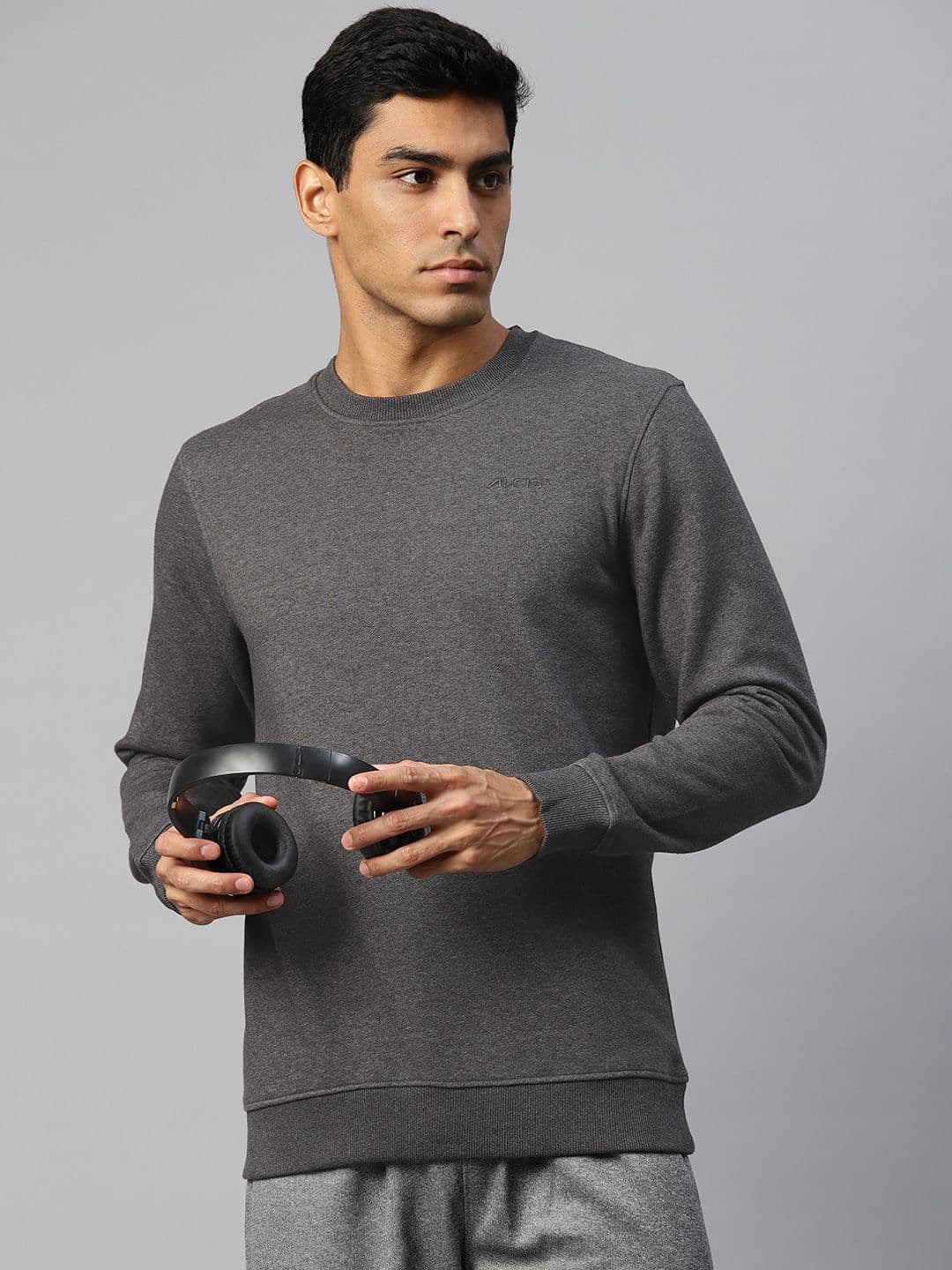 Alcis Men Solid Pullover Sweatshirt - view 1