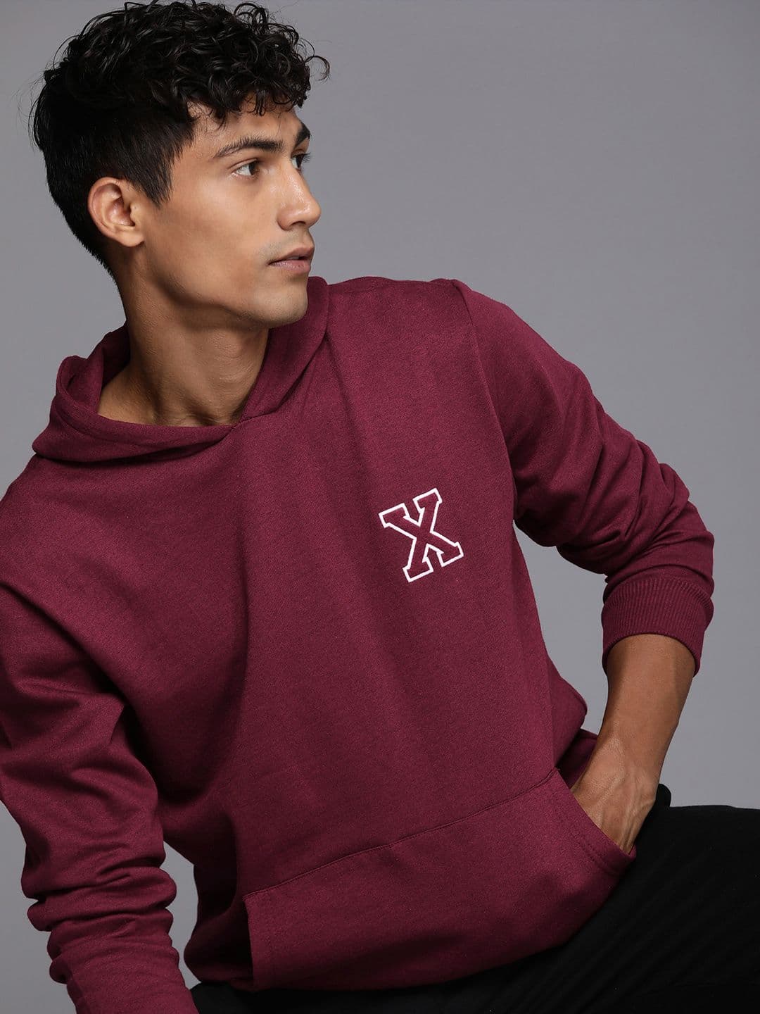 HRX by Hrithik Roshan Men Lifestyle Fleece Hooded Sweatshirt - view 1