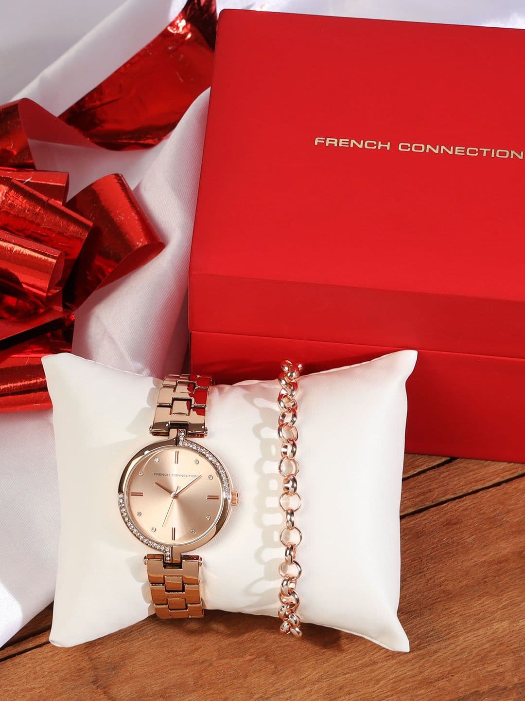 French Connection Women Watch and Bracelet Gift set - view 1