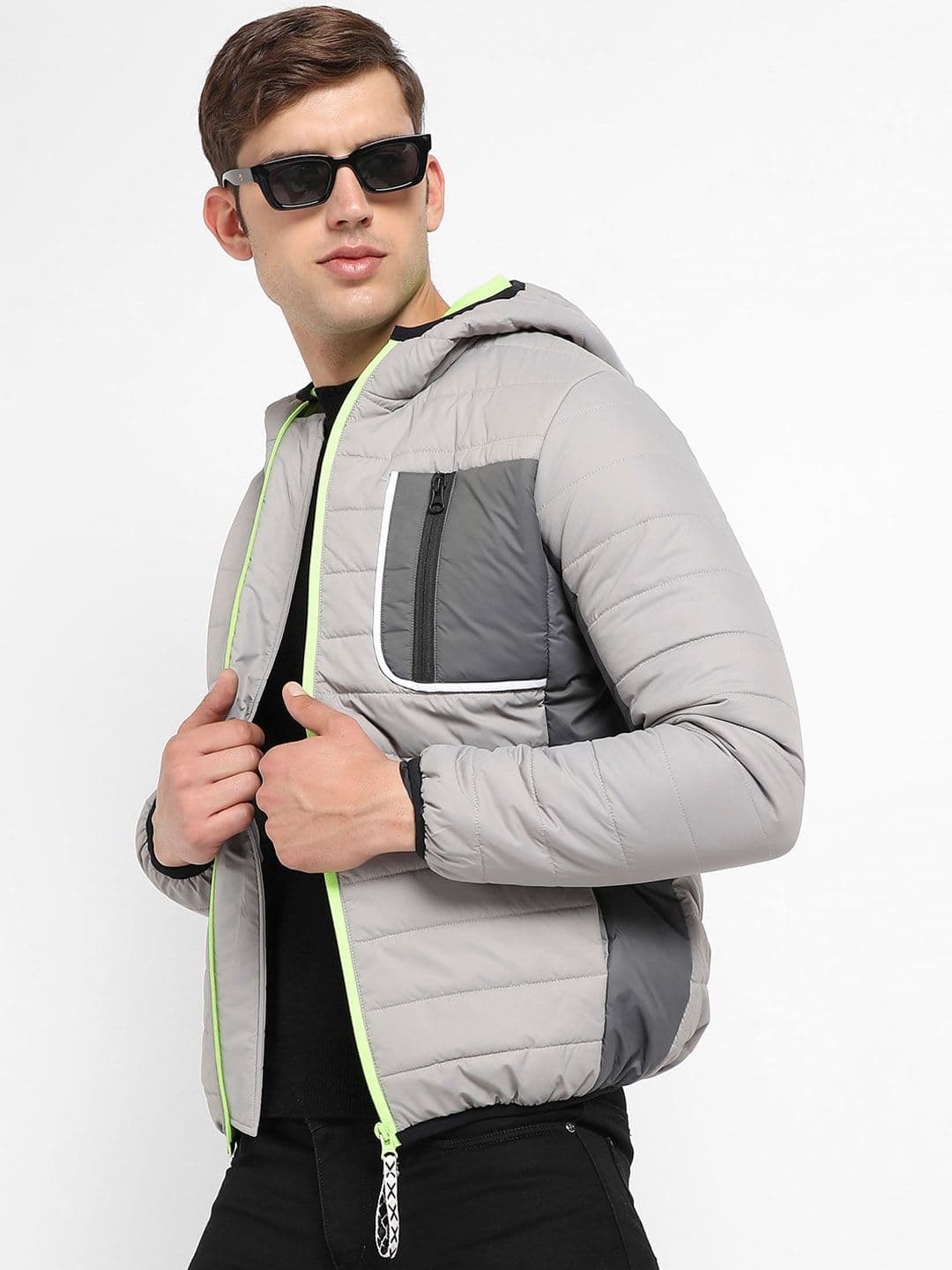CAHOOT Campus Sutra Windcheater Hooded Puffer Jacket - view 1