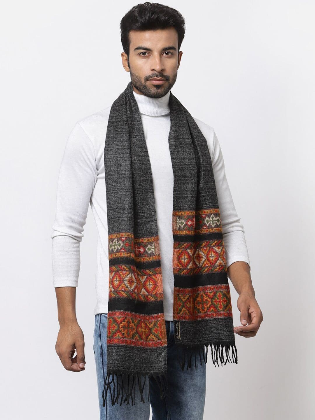 WEAVERS VILLA Ethnic Motifs Self Design Mufflers - view 1