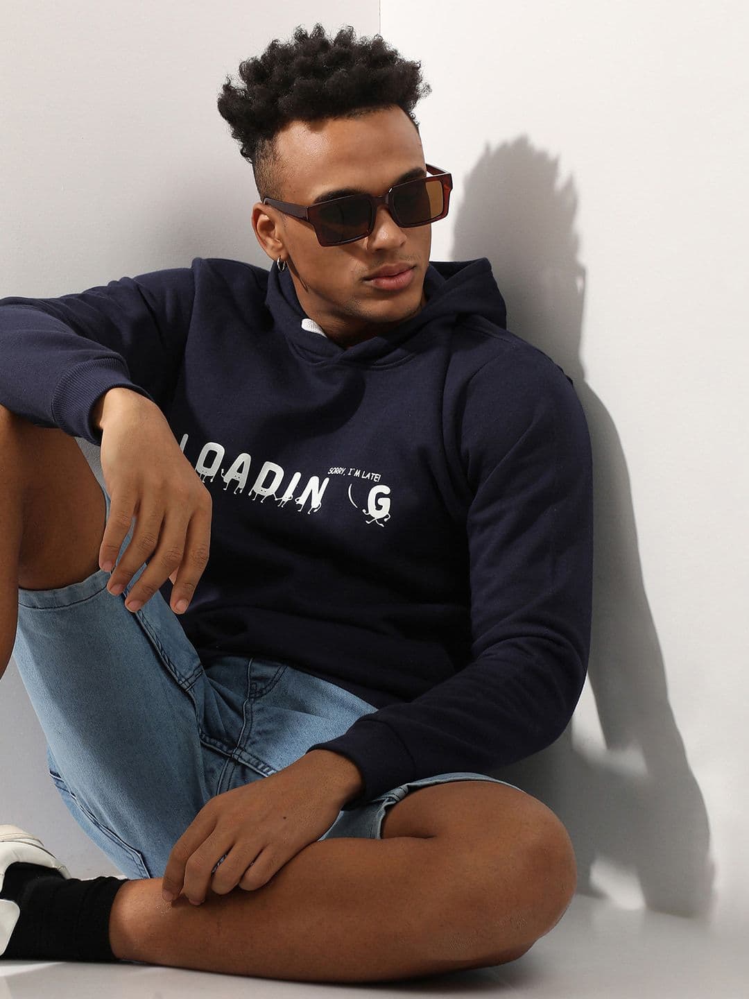 CAHOOT Printed Cotton Hooded Sweatshirt - view 1