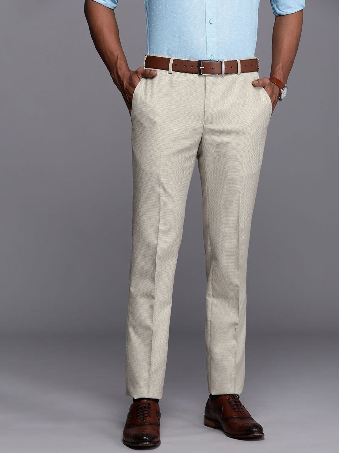 Raymond Men Slim Fit Trousers - view 1