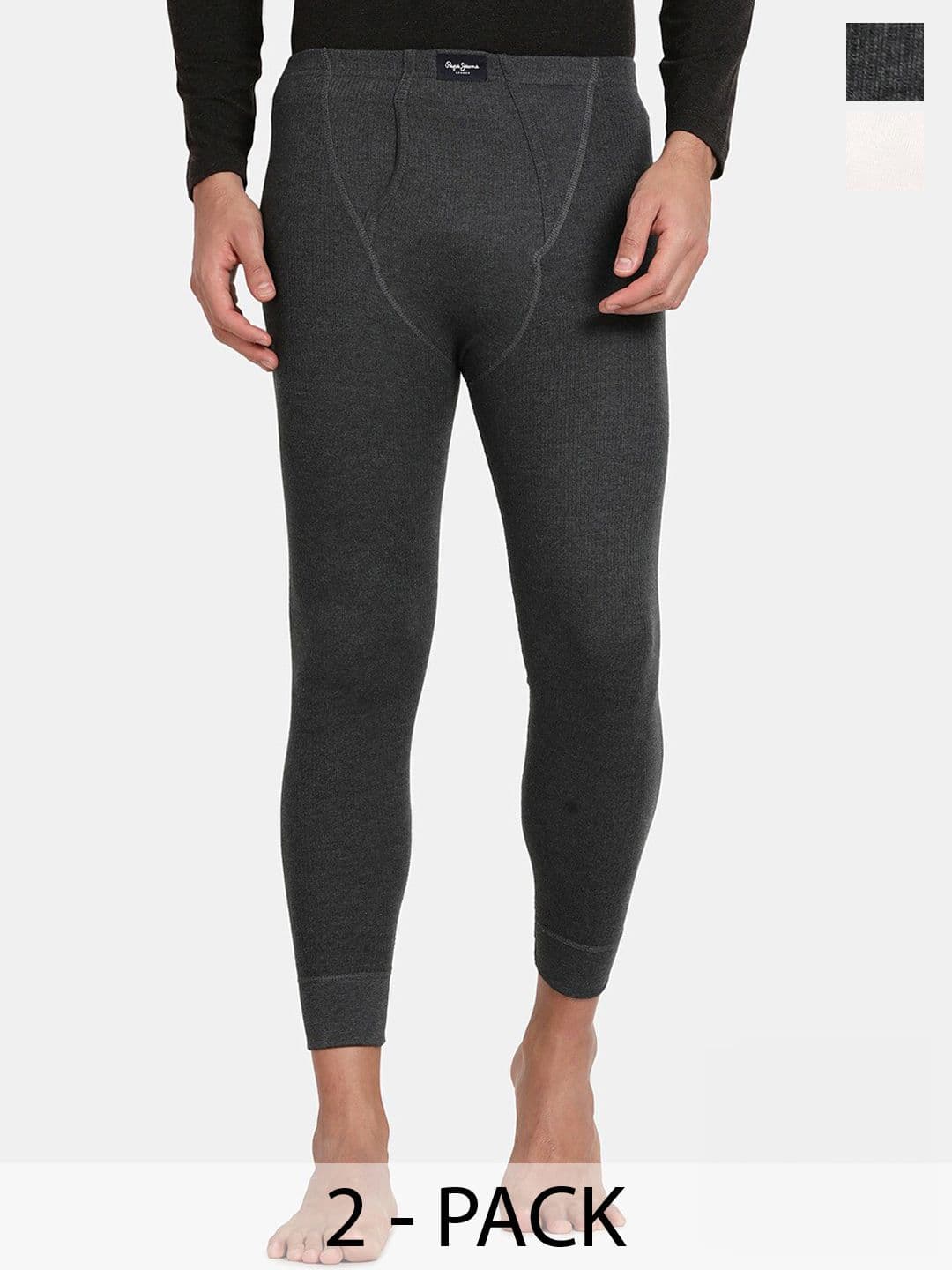 Pepe Jeans Men Pack of 2 Cotton Thermal Bottom - view 1