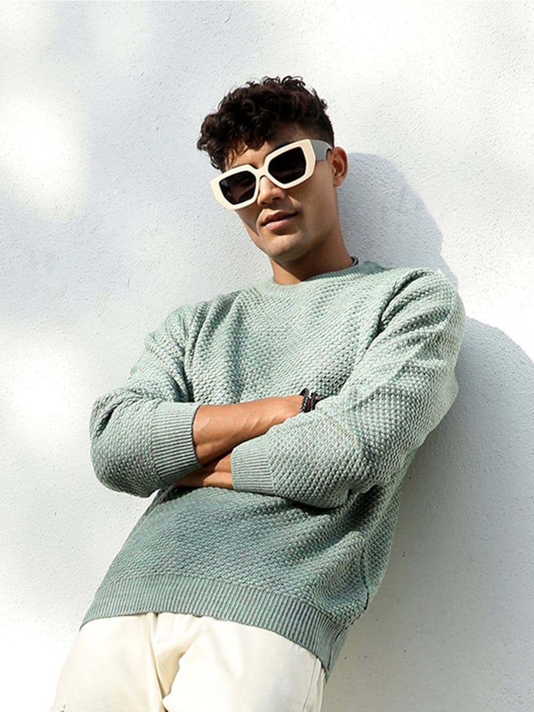 CAHOOT Cable Knit Cable Knit Woollen Pullover - view 1