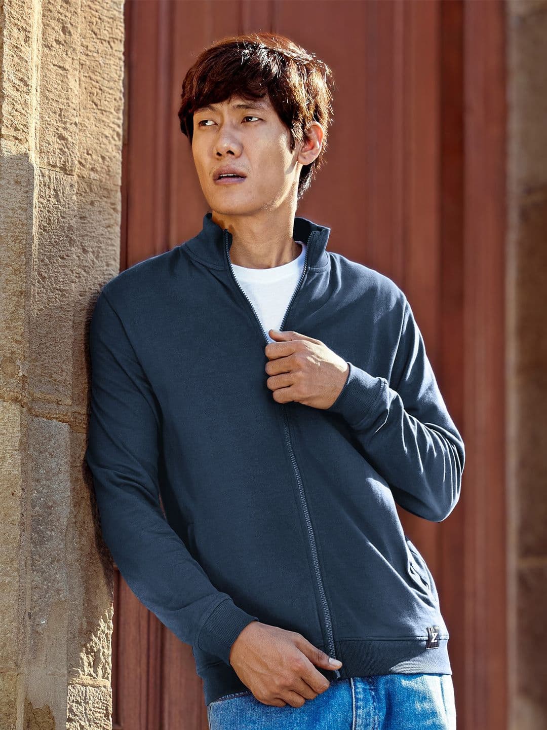 XYXX Men Regular Fit Solid Zip Up Jacket - view 1