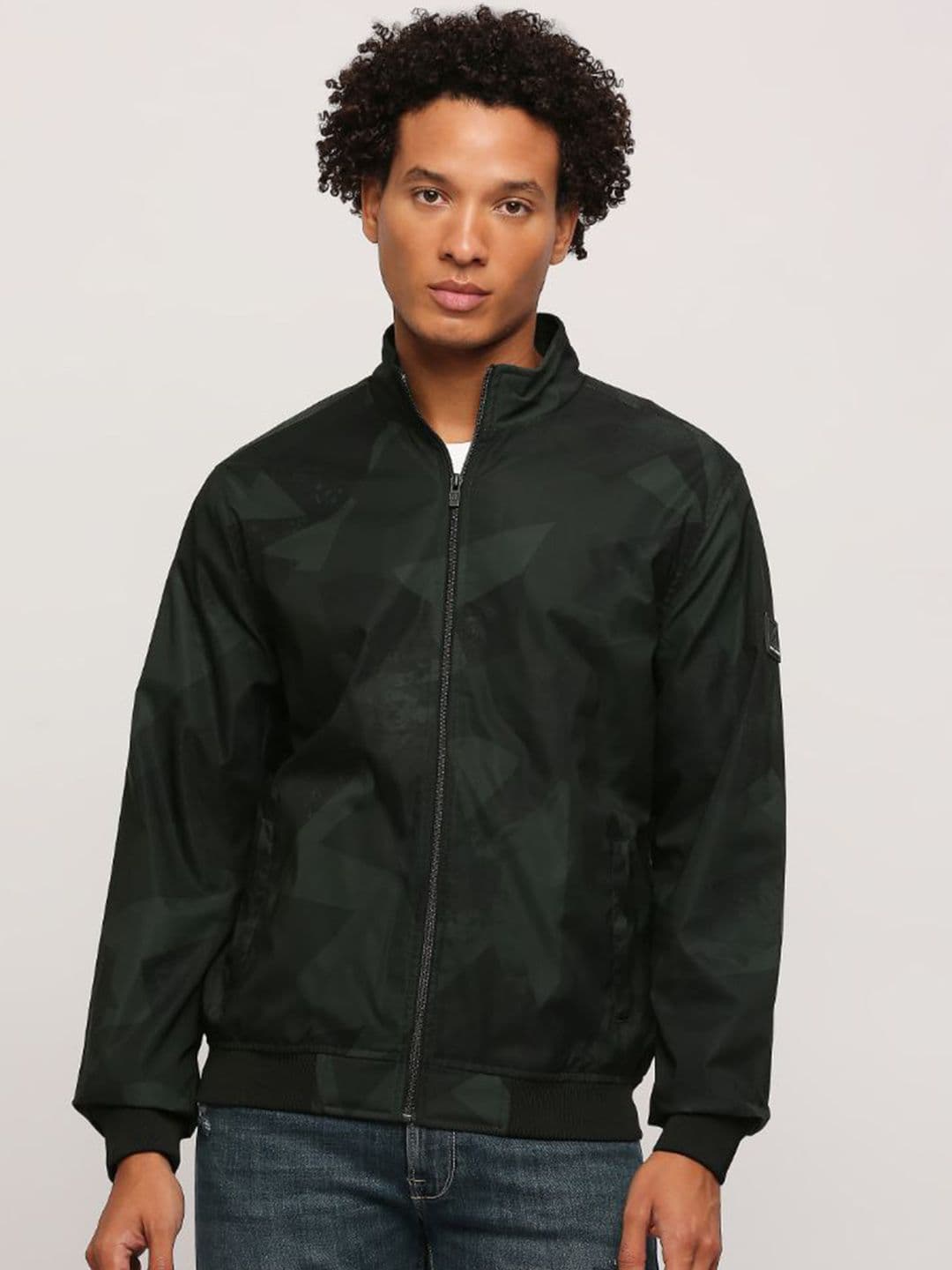 Pepe Jeans Camouflage Printed Lightweight Bomber Jacket - view 1
