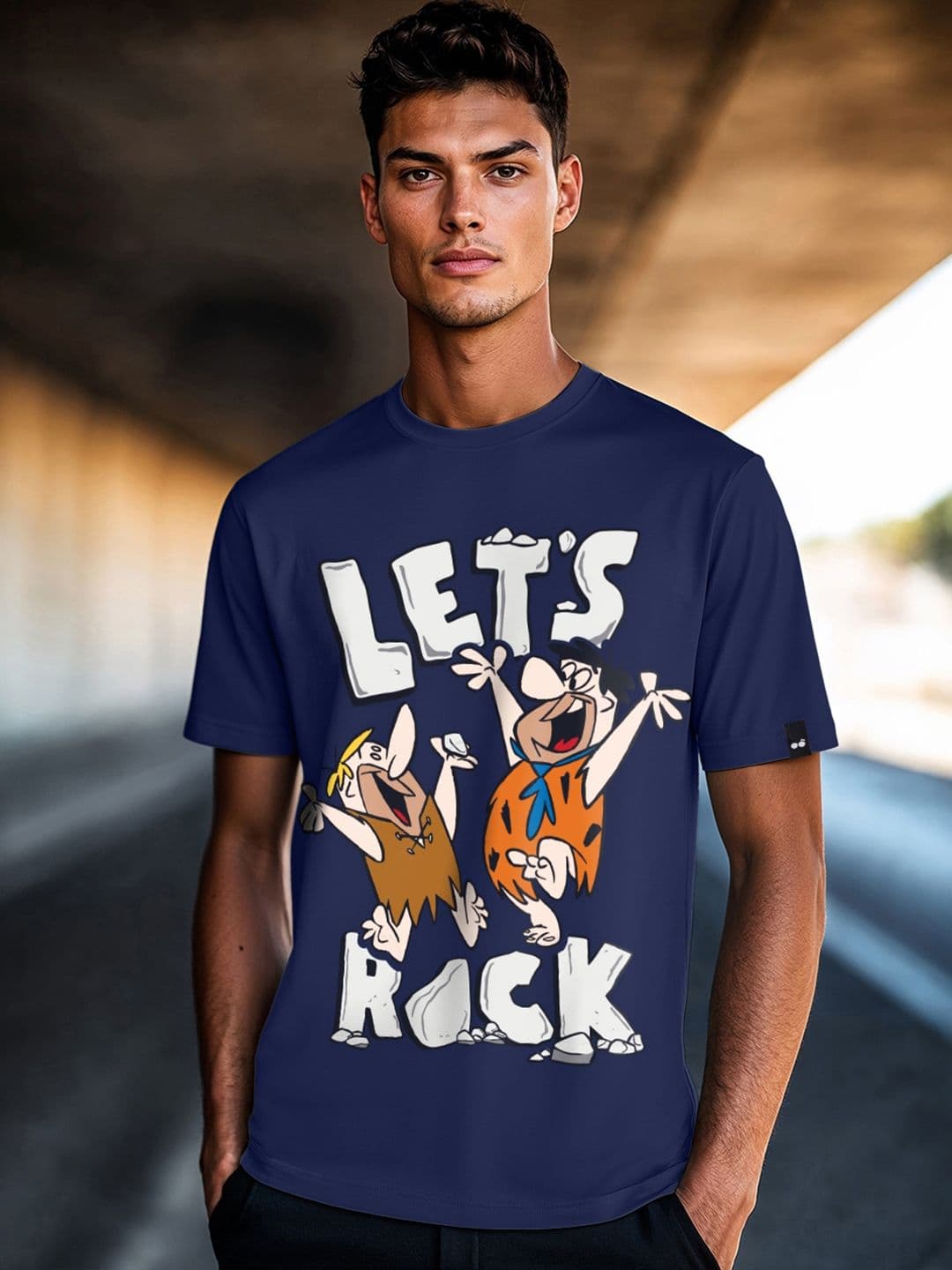 Bewakoof Official Cartoon Network Merchandise Rock N Roll Pure Cotton T-shirt - view 1