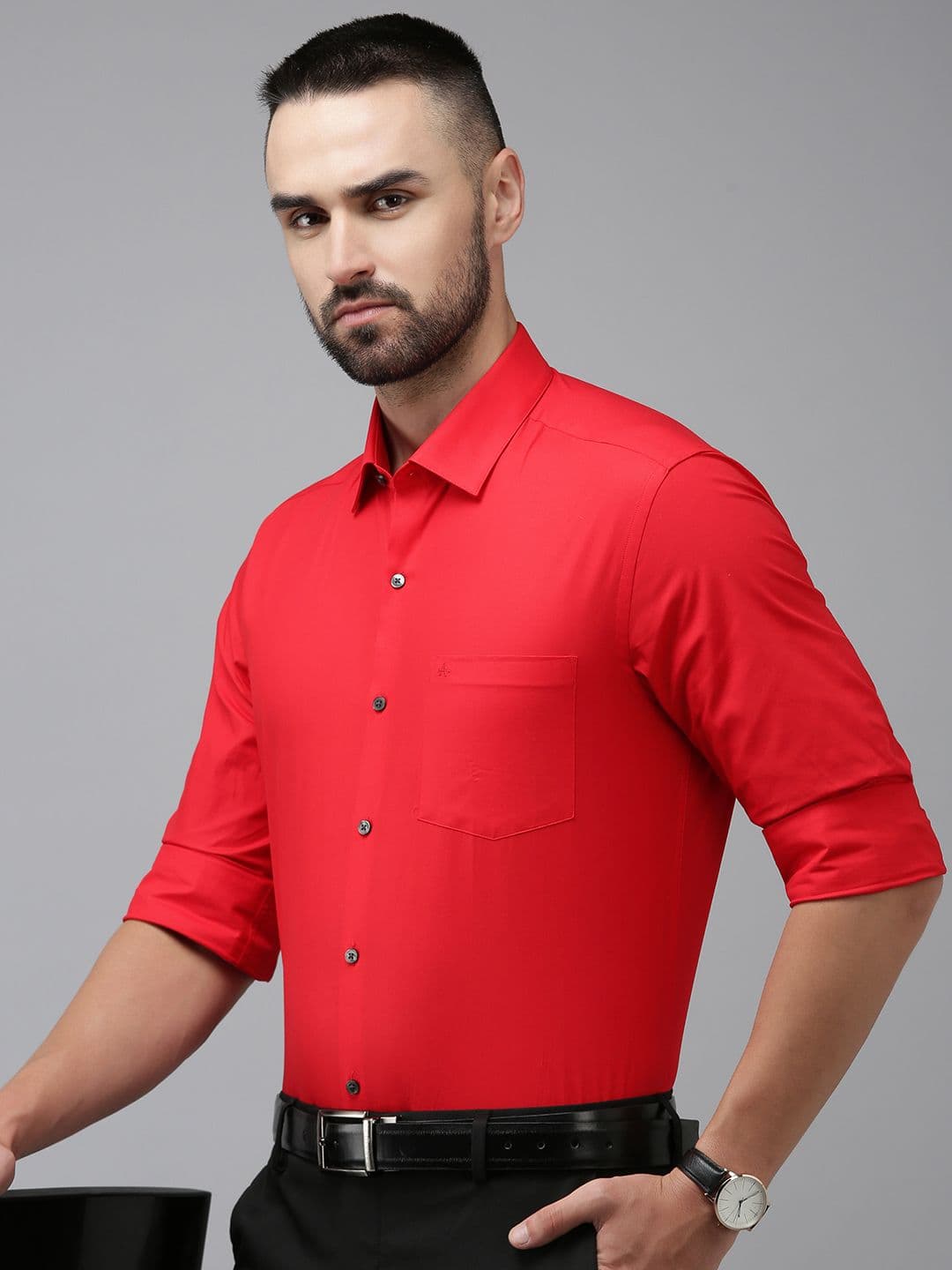 Arrow Pure Cotton Original Slim Fit Opaque Formal Shirt - view 1