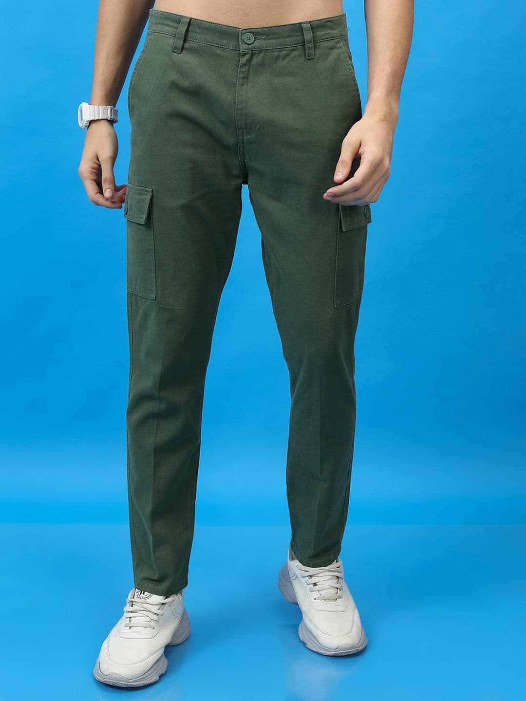 HIGHLANDER Men Regular Fit Cargo Trousers - view 1
