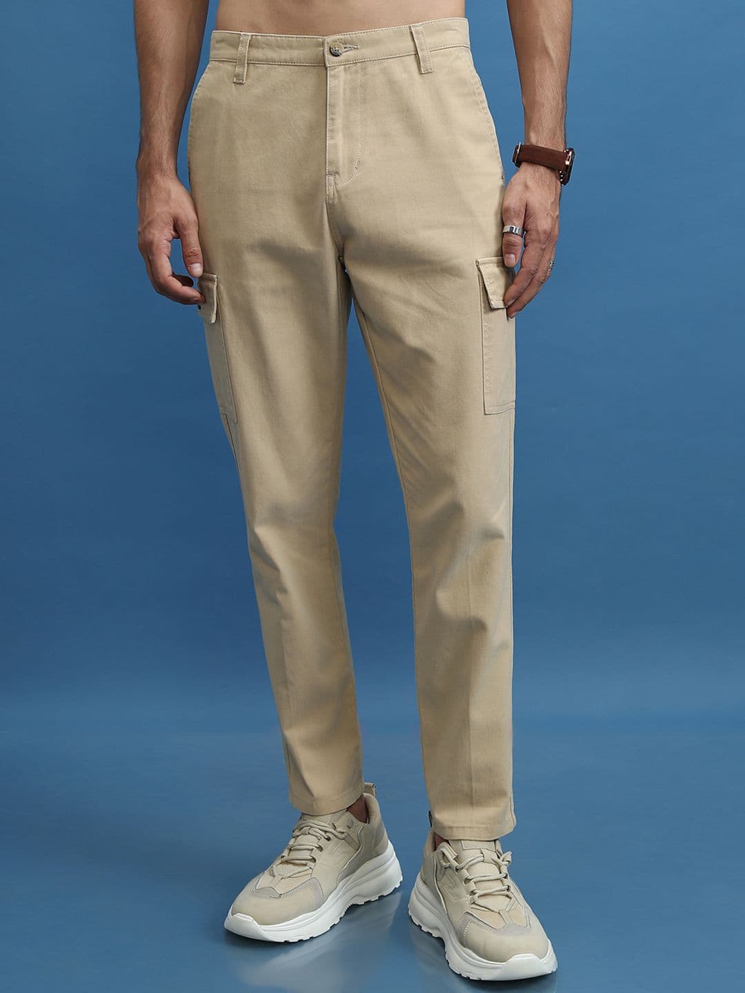 HIGHLANDER Men Regular Fit Cargo Trousers - view 1