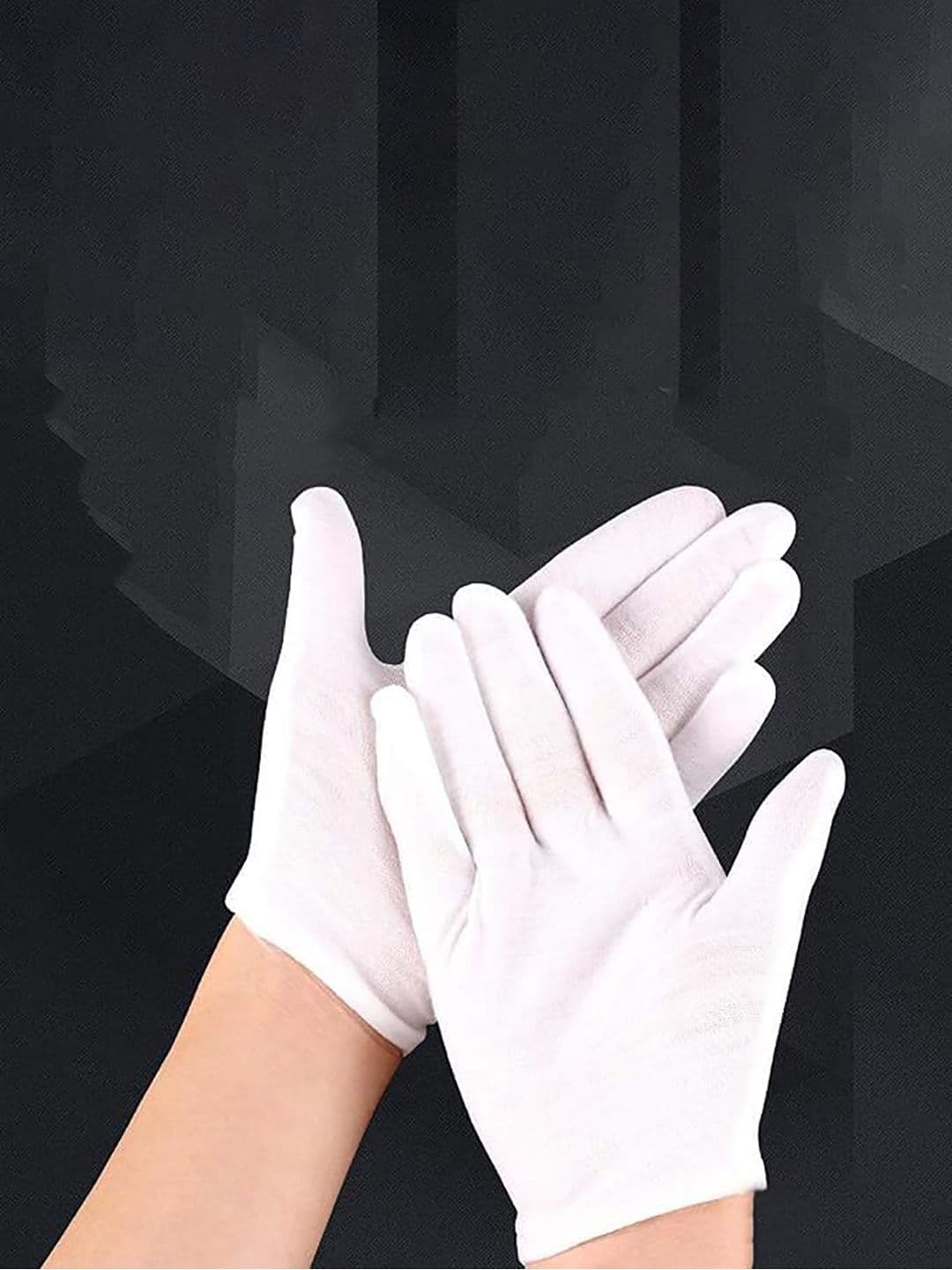 Kuber Industries Set of 2 Unisex 4-Unit Cotton Gloves - view 1