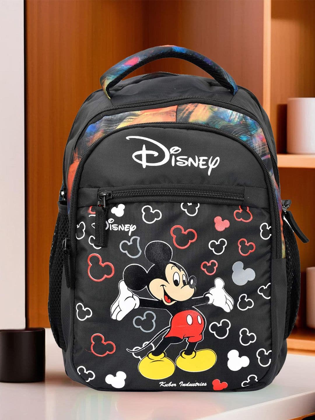 Kuber Industries Kids Mickey Mouse Printed Waterproof Polyster 14 Inch School Bag - view 1