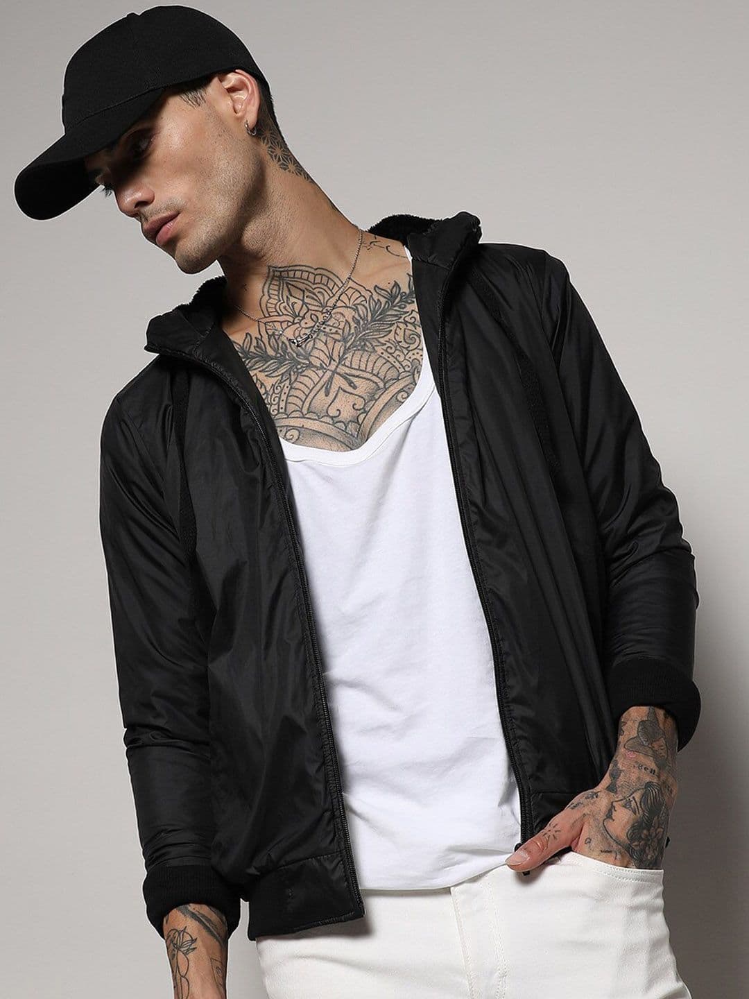 CAHOOT Windcheater Hooded Bomber Jacket - view 1