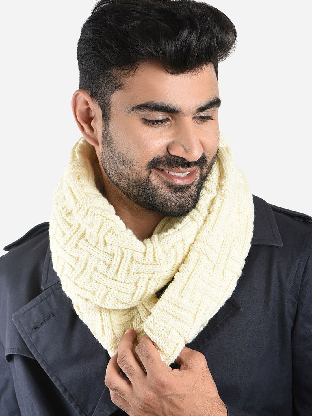 The Bro Code Men Self Design Acrylic Scarf - view 1