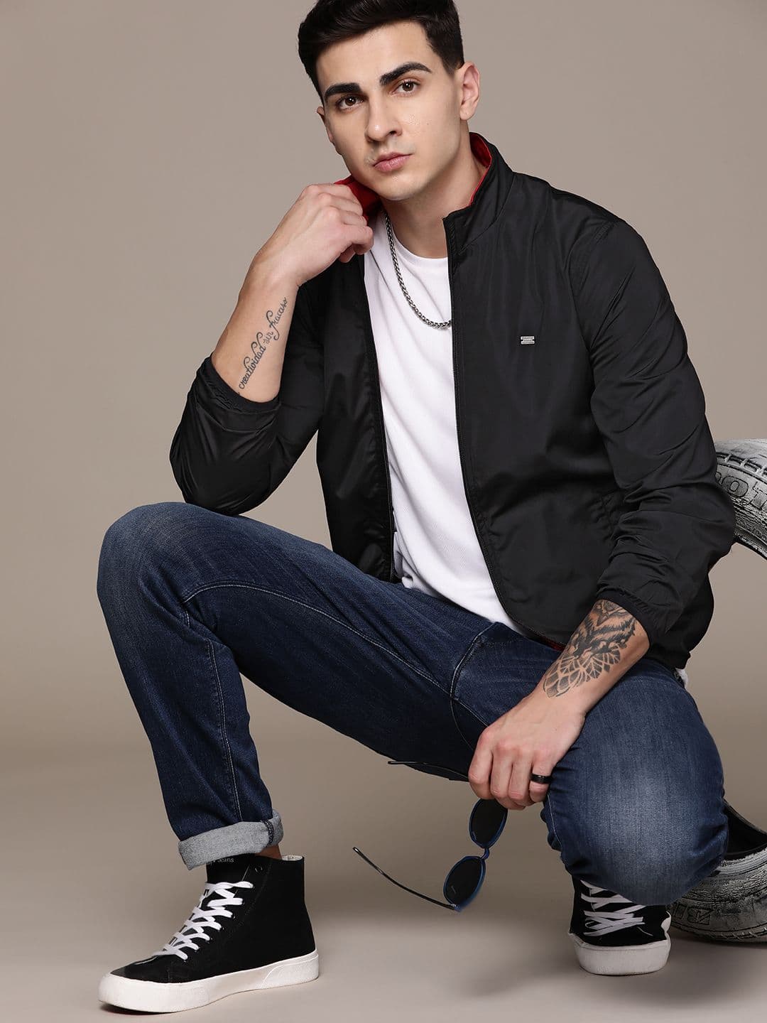 Roadster Men Solid Windcheater Sporty Jacket - view 1
