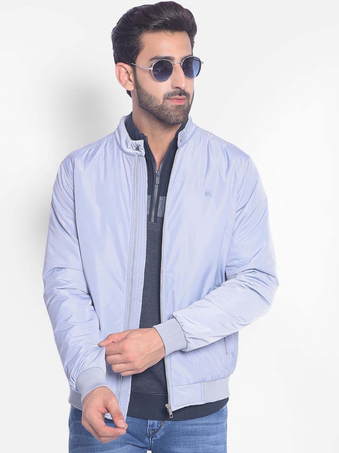 Crimsoune Club Stand Collar Bomber Jacket - view 1