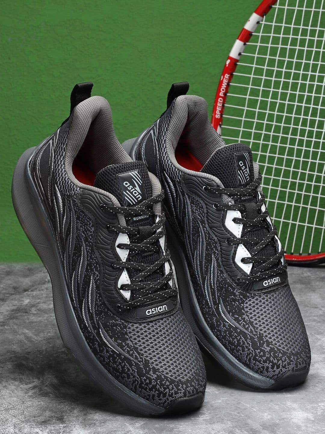 ASIAN Men Textile Running Shoes - view 1