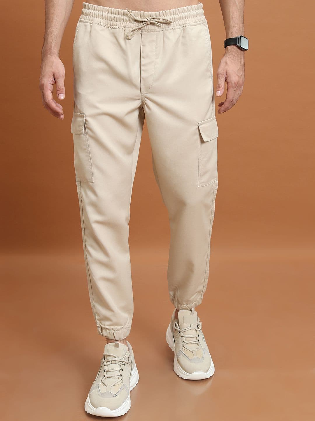 HIGHLANDER Men Mid-Rise Cargo Style Joggers - view 1