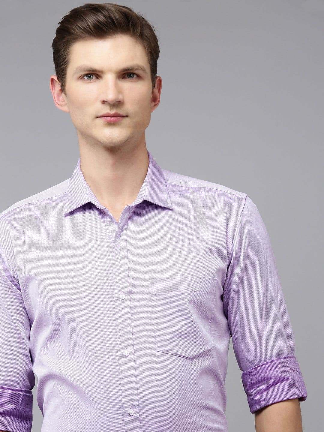 Park Avenue Slim Fit Opaque Pure Cotton Formal Shirt - view 1