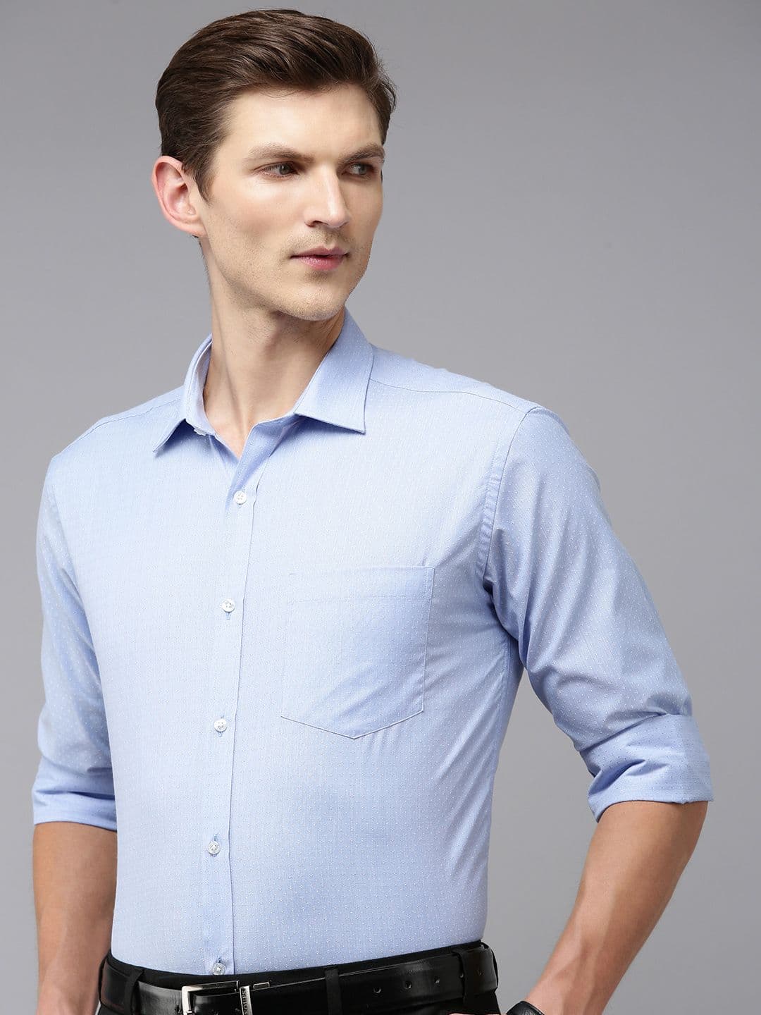 Park Avenue Men Pure Cotton Slim Fit Formal Shirt - view 1