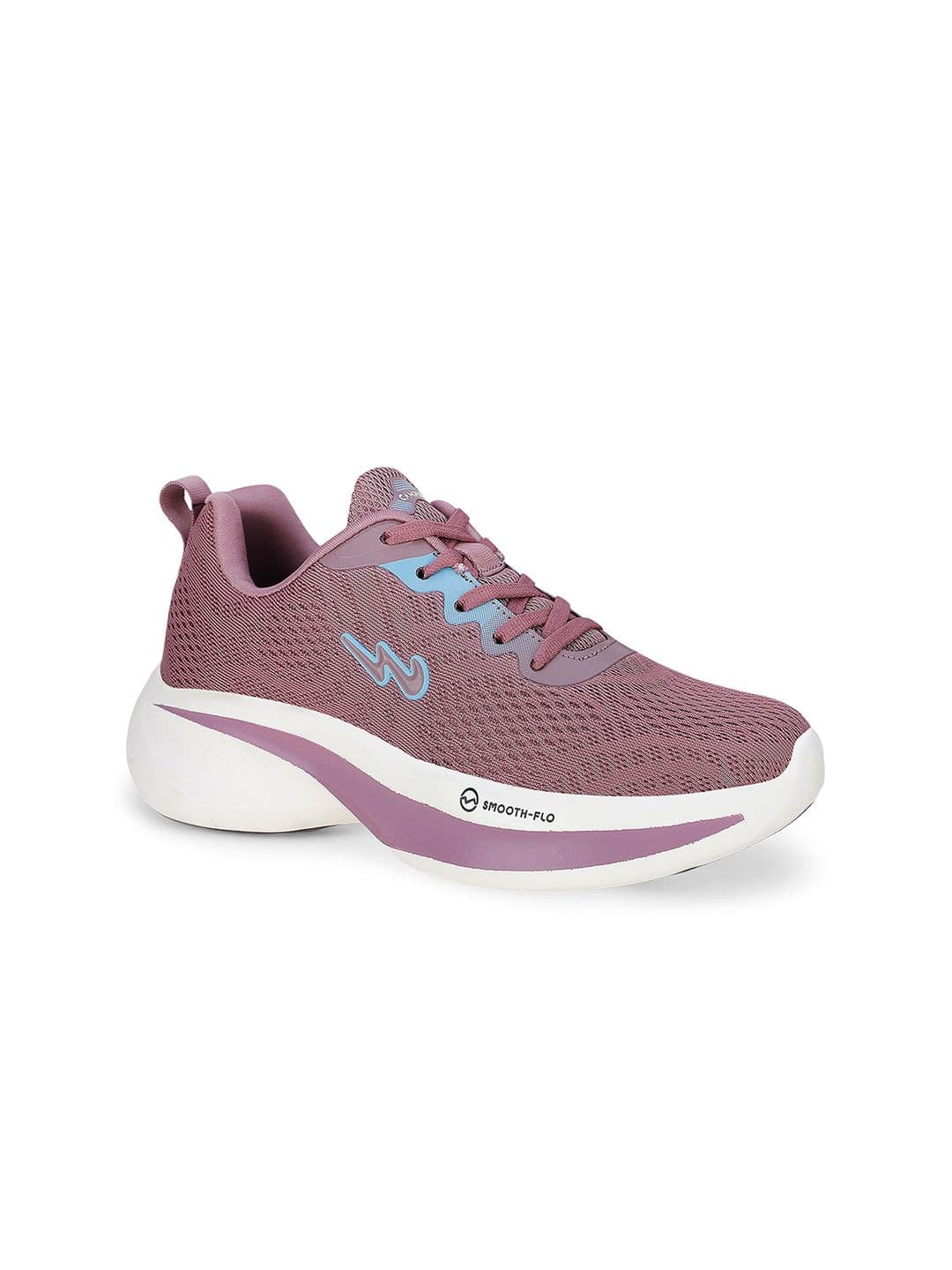 Campus Women CRISSY Textured Mesh Comfort Insole Contrast Sole Sneakers - view 1