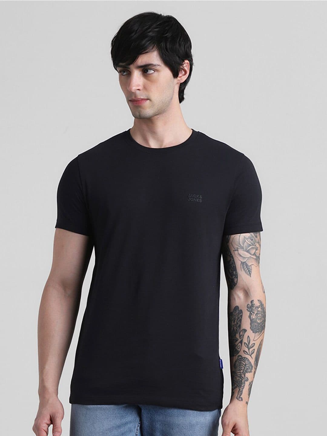 Jack & Jones Pure Cotton Slim Fit T-Shirt - view 1